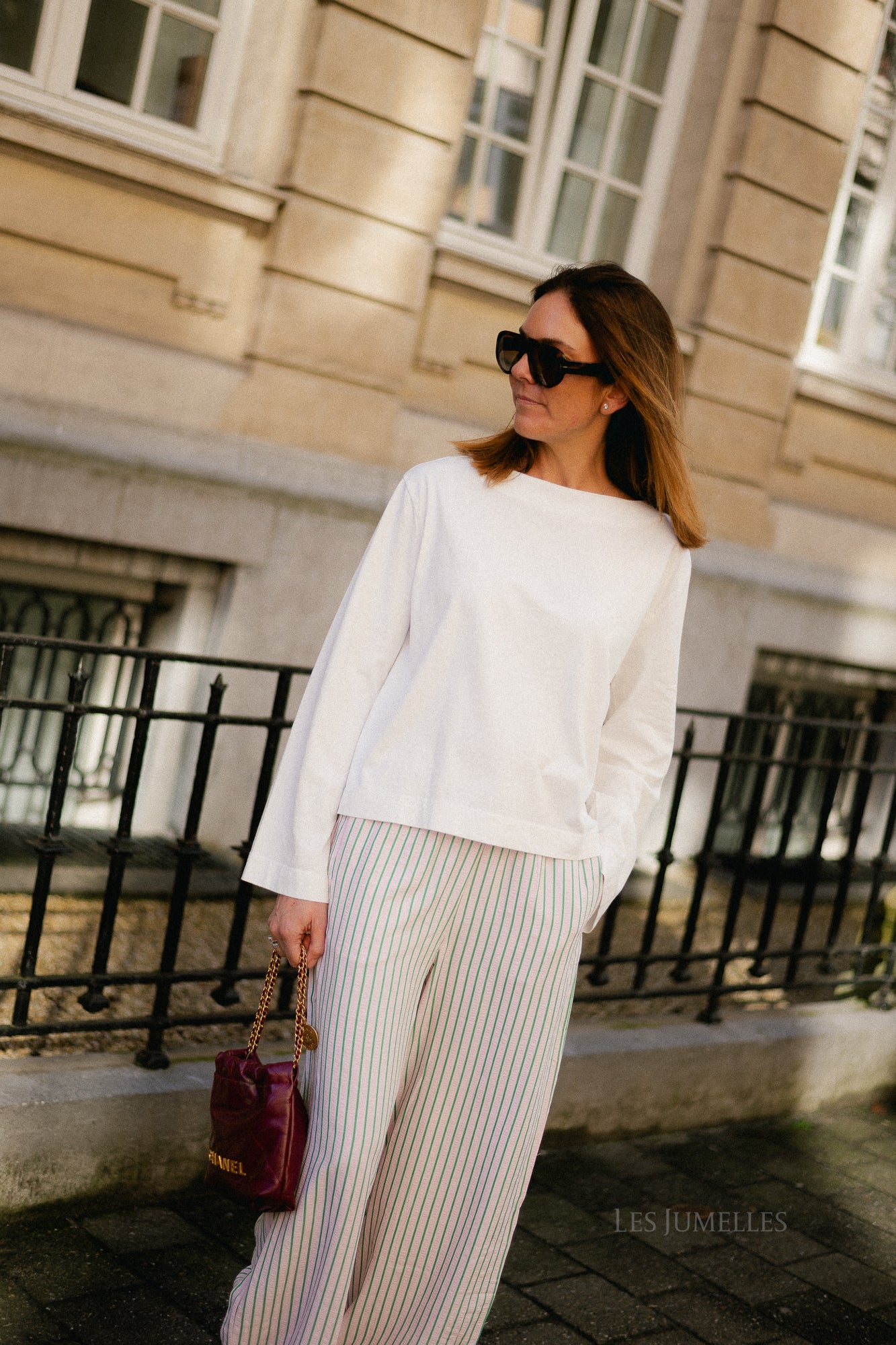 Alizée boatneck longsleeve white - Image 5
