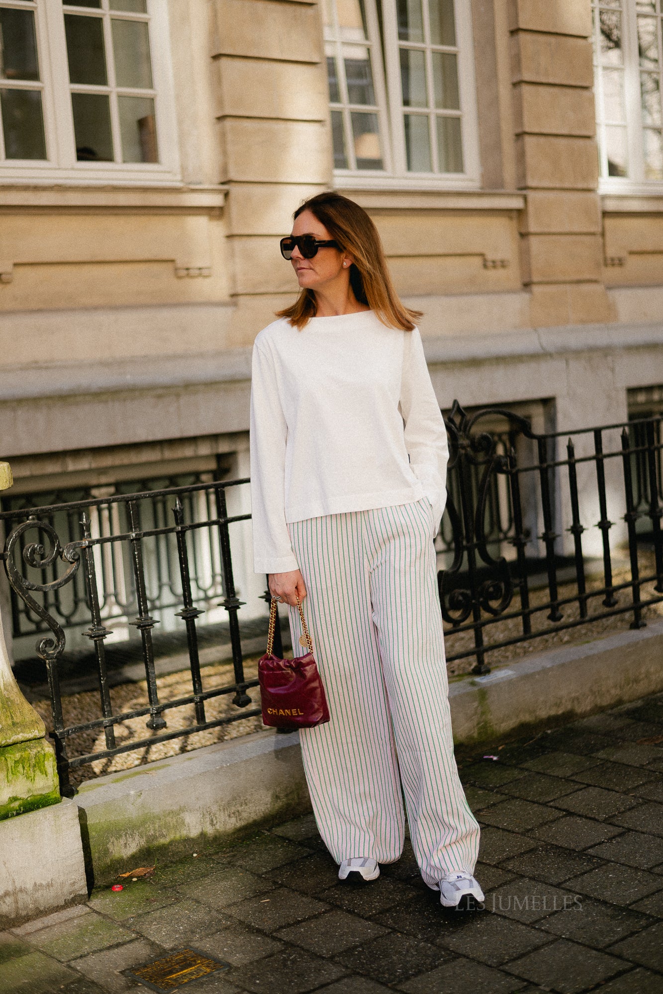 Alizée boatneck longsleeve white - Image 7