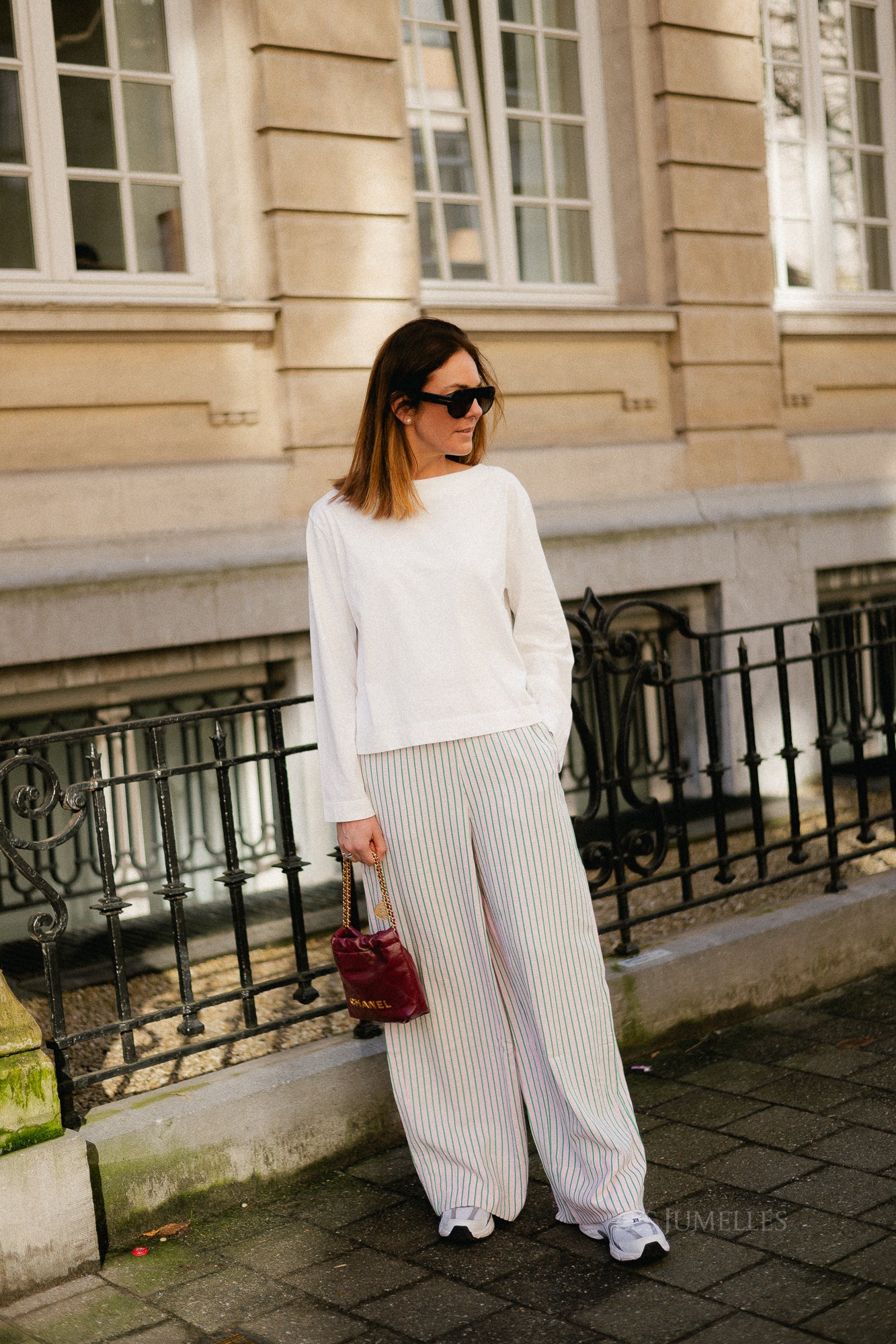 Alizée boatneck longsleeve white - Image 9
