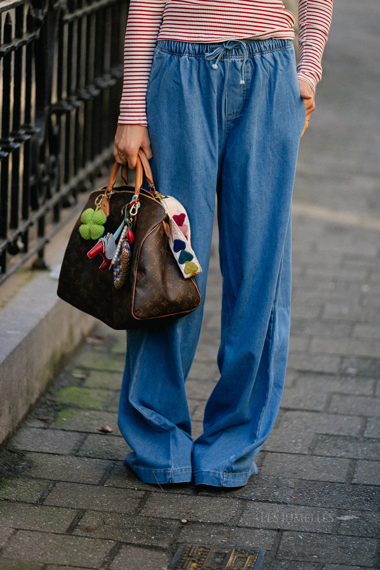 Amandine denim pants mid blue - Image 2