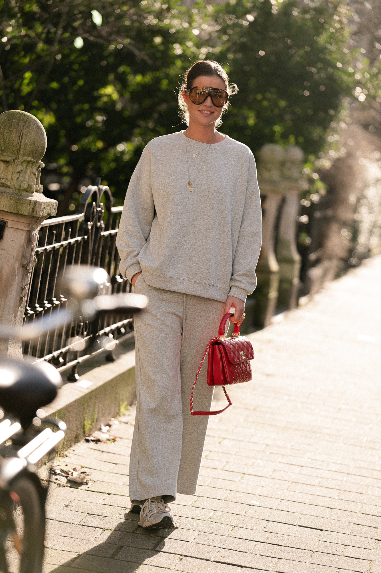 Anaïs sweater grey melange