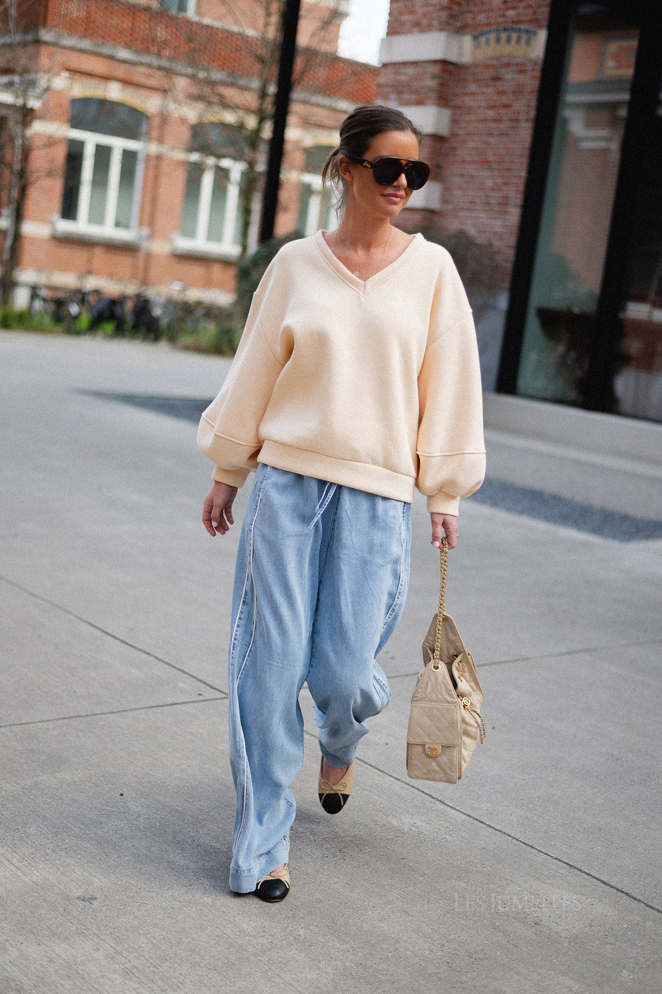 Anke V-neck sweater butter - Image 2