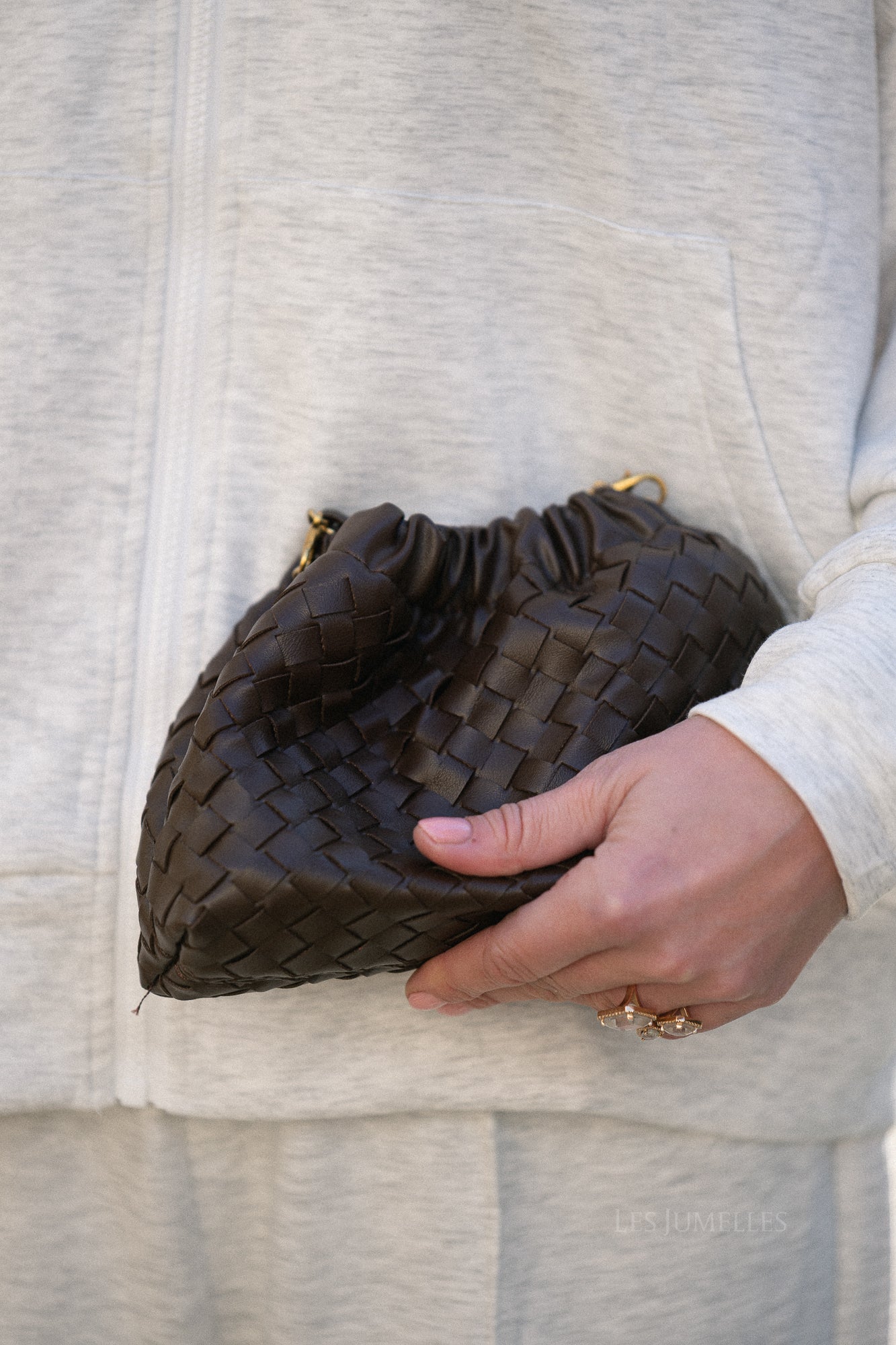 Auren braided chain bag hot chocolate - Image 4