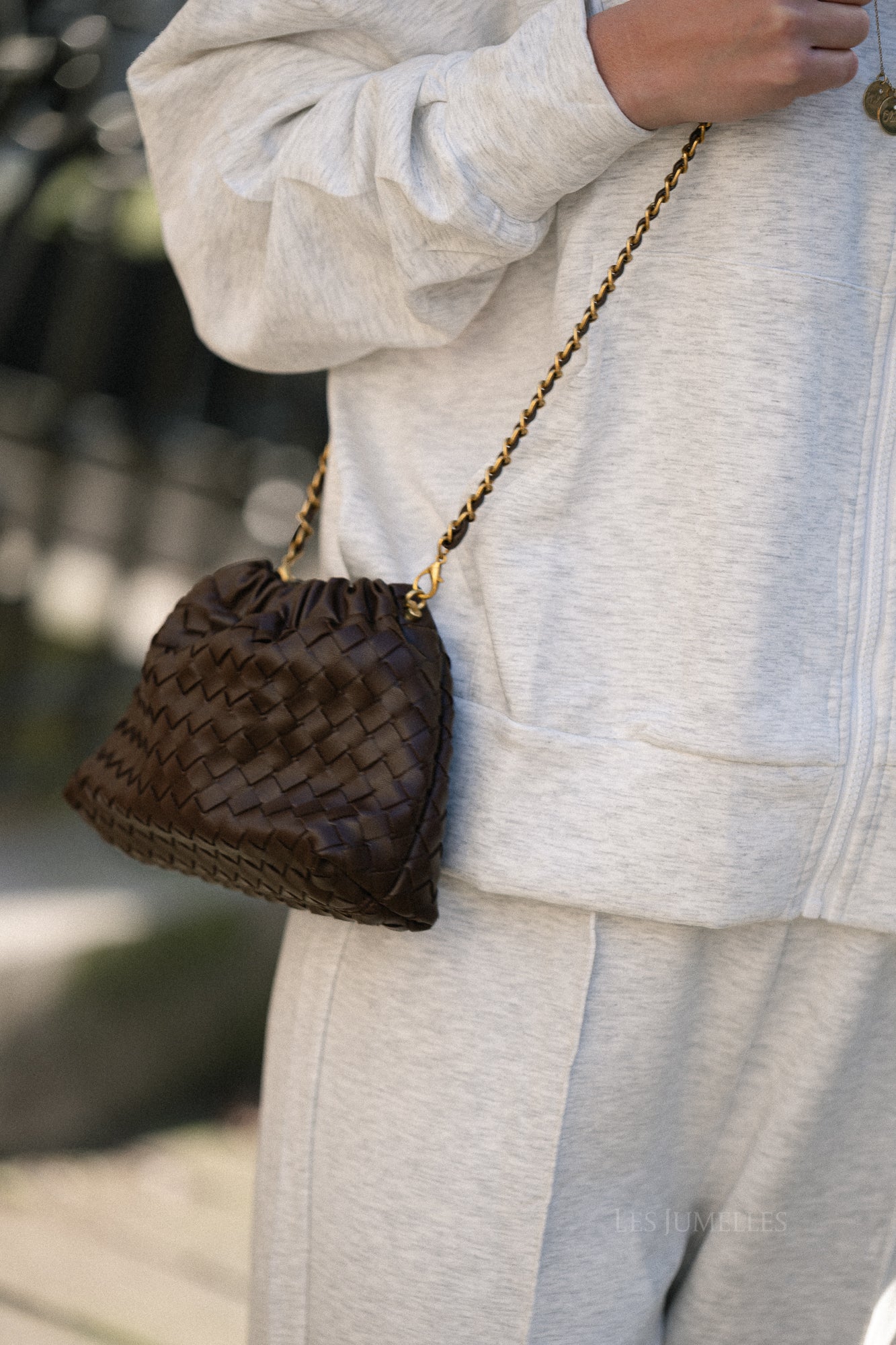 Auren braided chain bag hot chocolate - Image 5