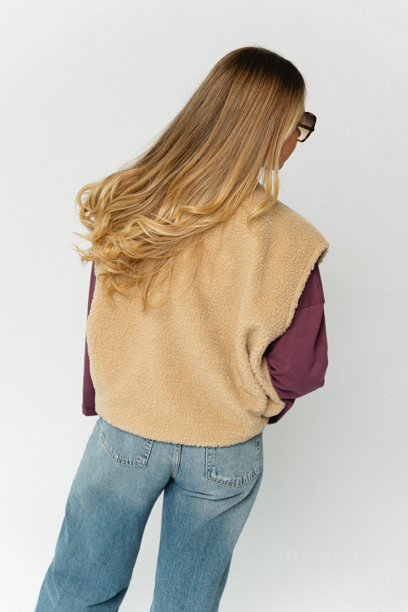 Axelle sleeveless jacket beige - Image 8