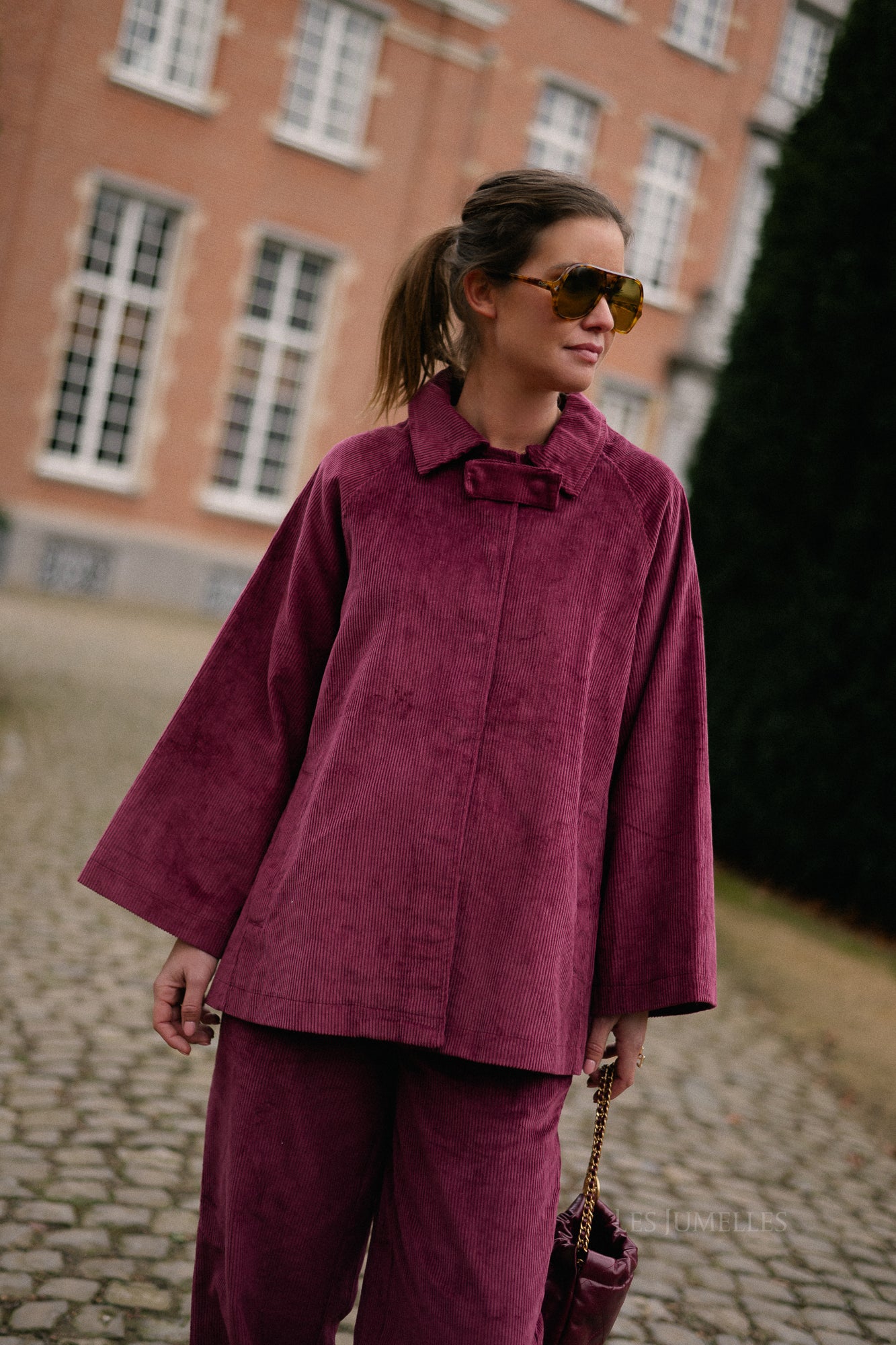Bobbie jacket aubergine - Image 11