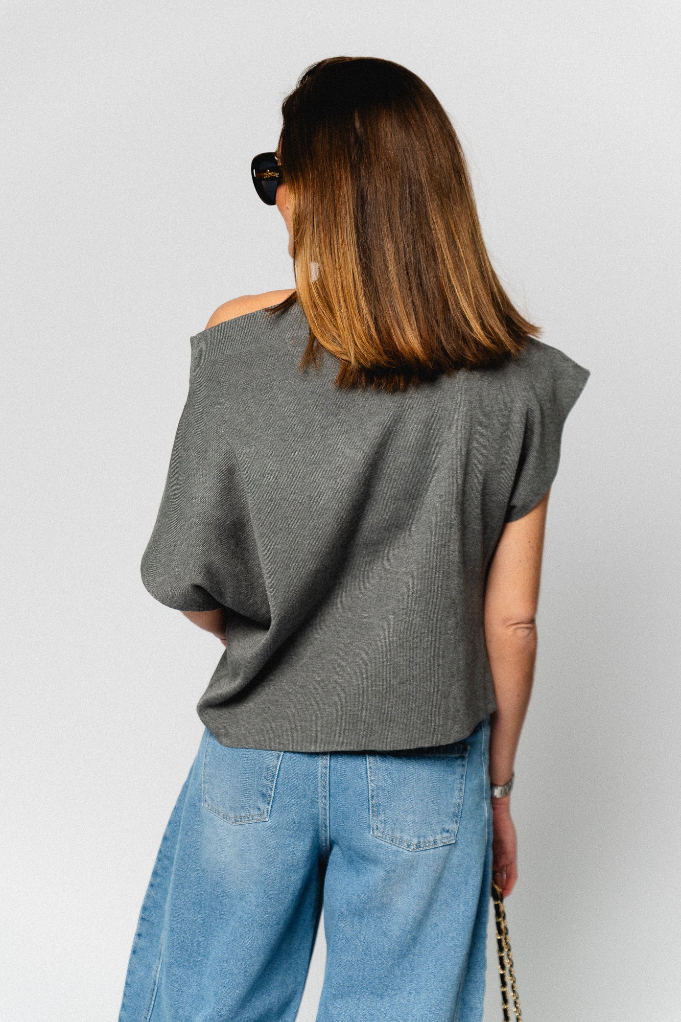 Celina barrel jeans mid blue - Image 3