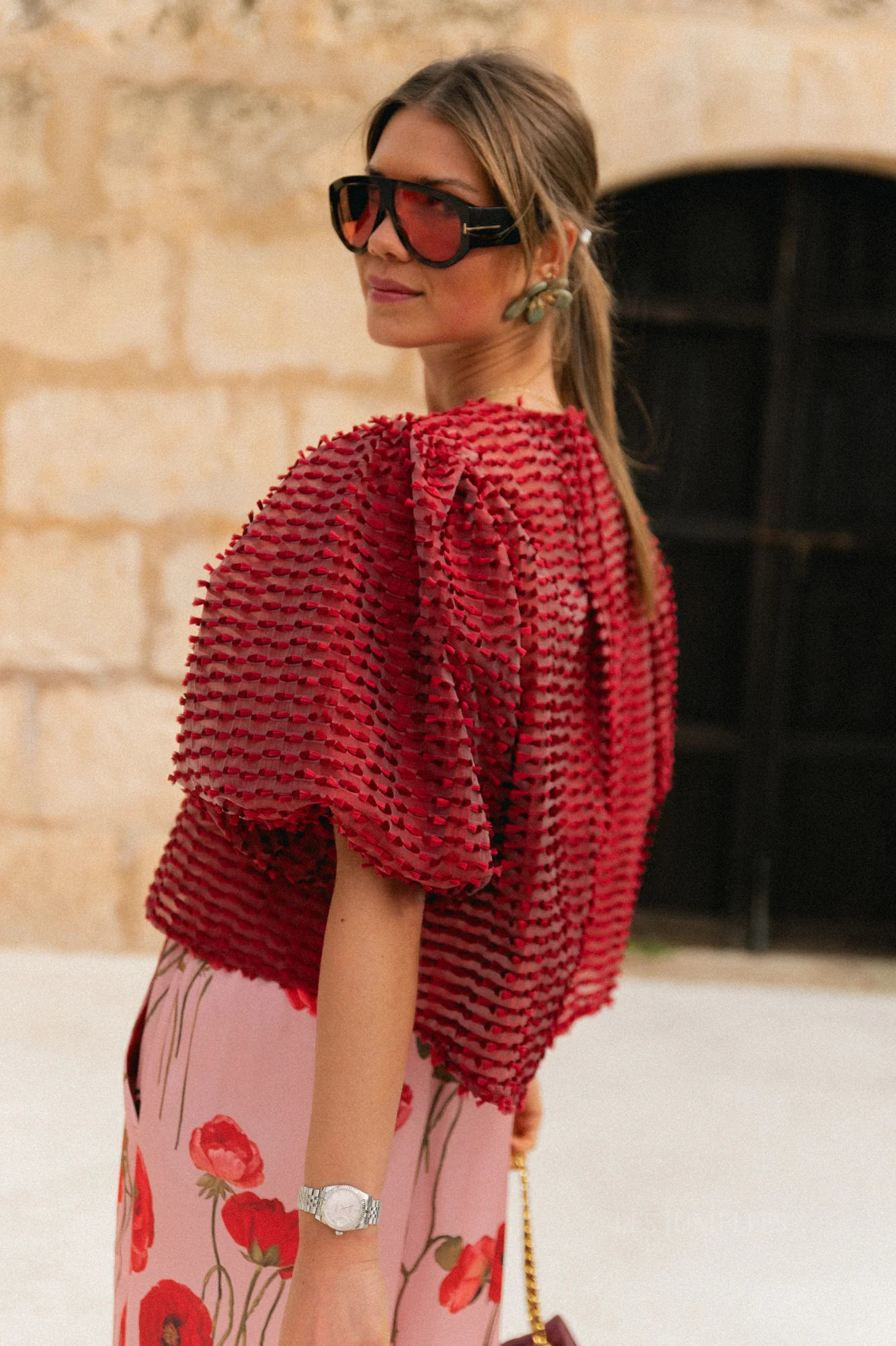 Charlotte blouse mauvewood - Image 3