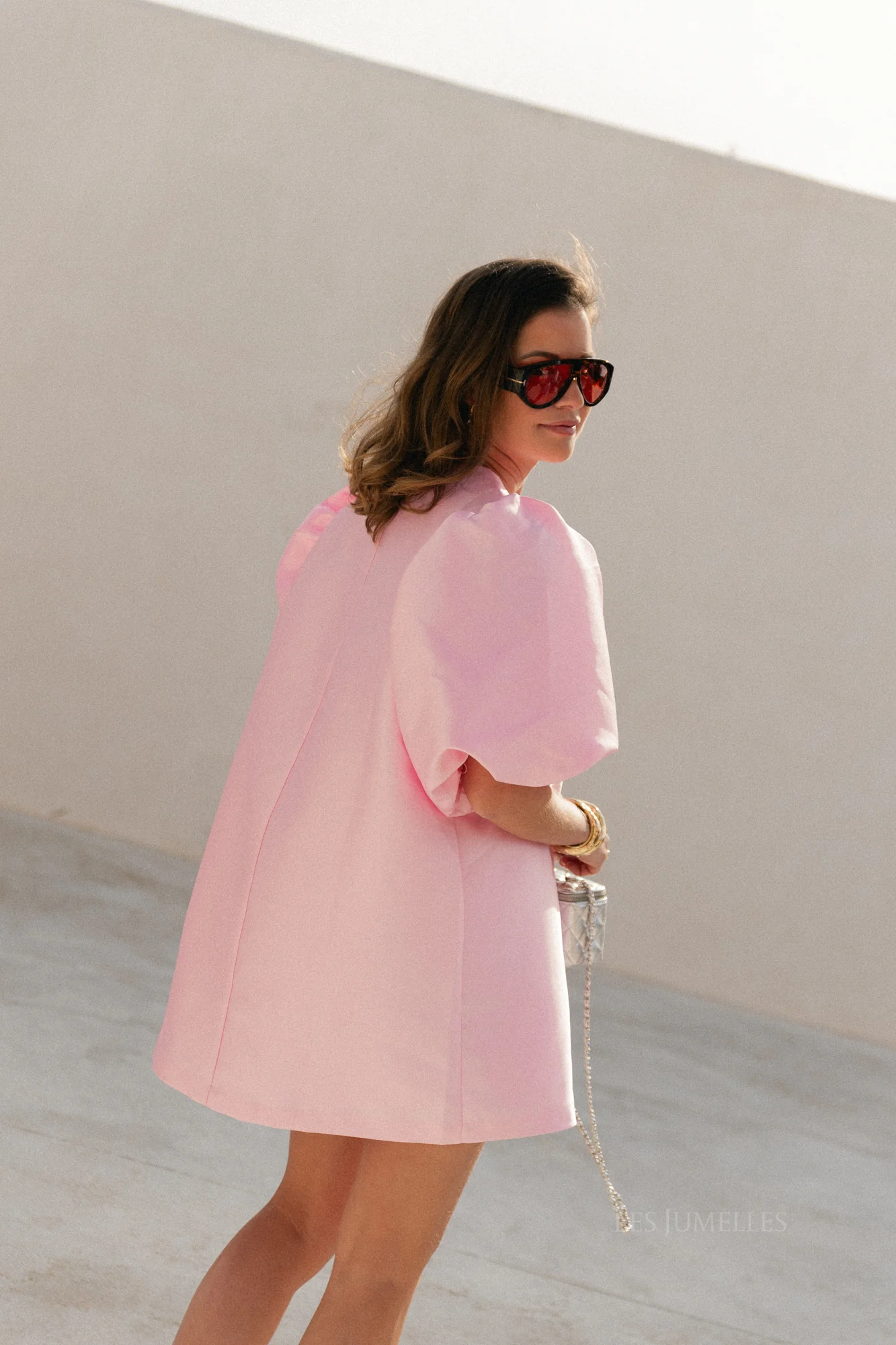 Charlotte dress baby pink - Image 5