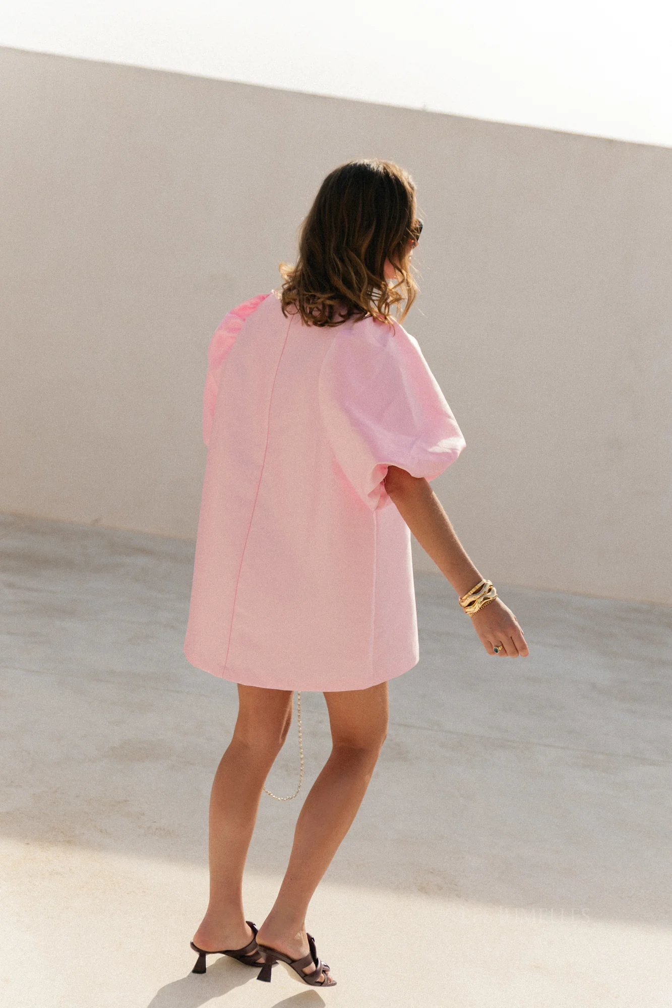Charlotte dress baby pink - Image 9
