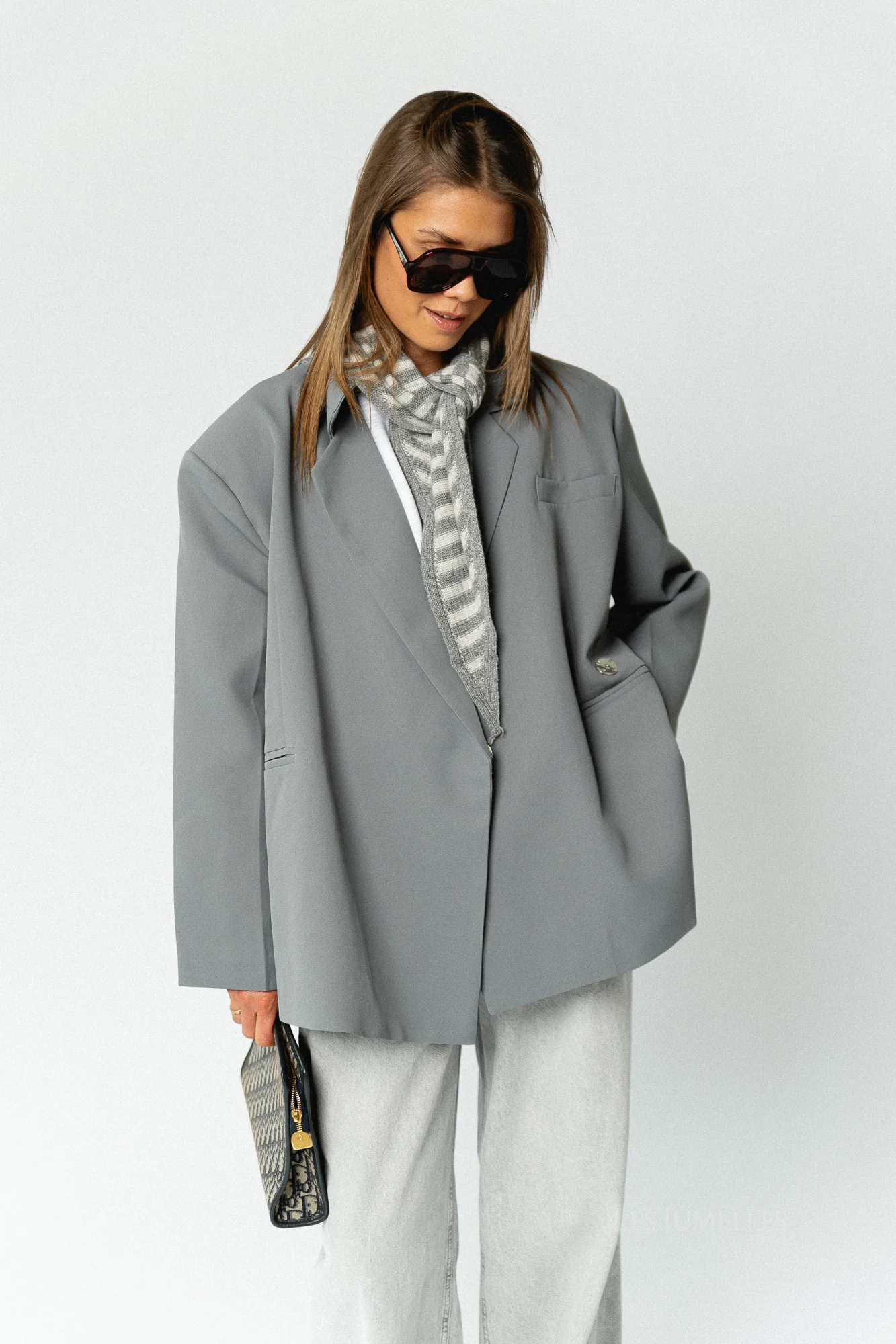 Chloe oversized blazer mockingbird - Image 2