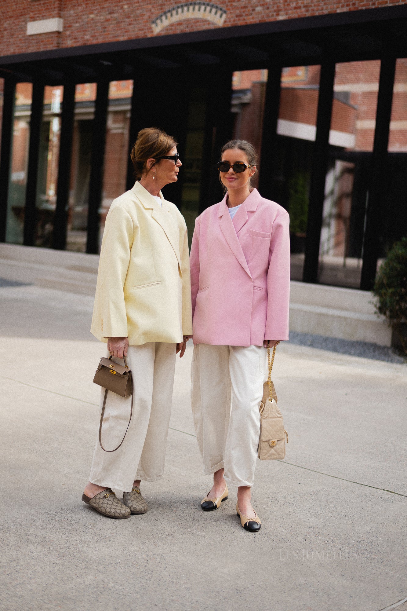 Chloe oversized blazer peachskin - Image 5