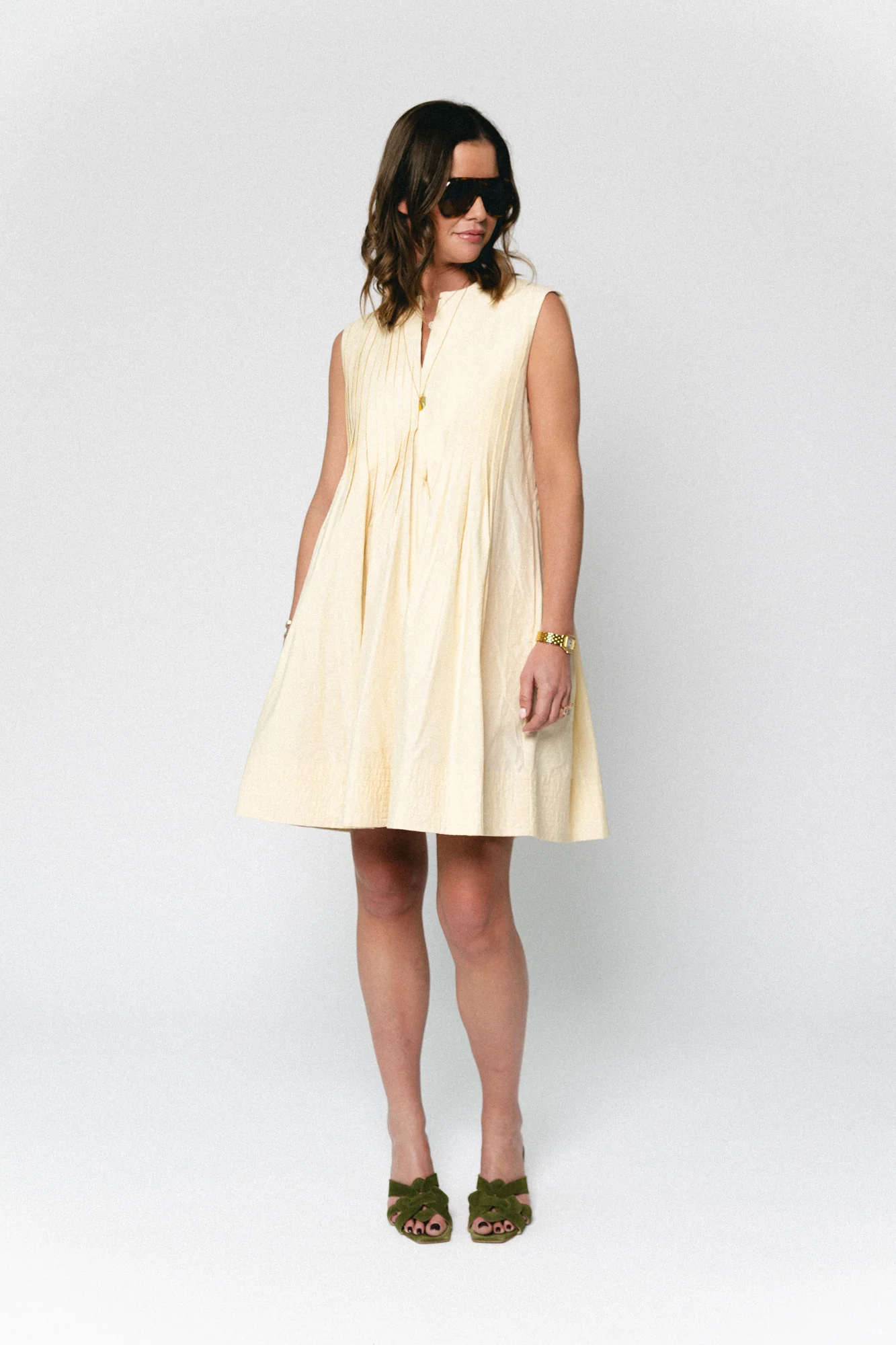 Conely dress butter yellow - Image 9