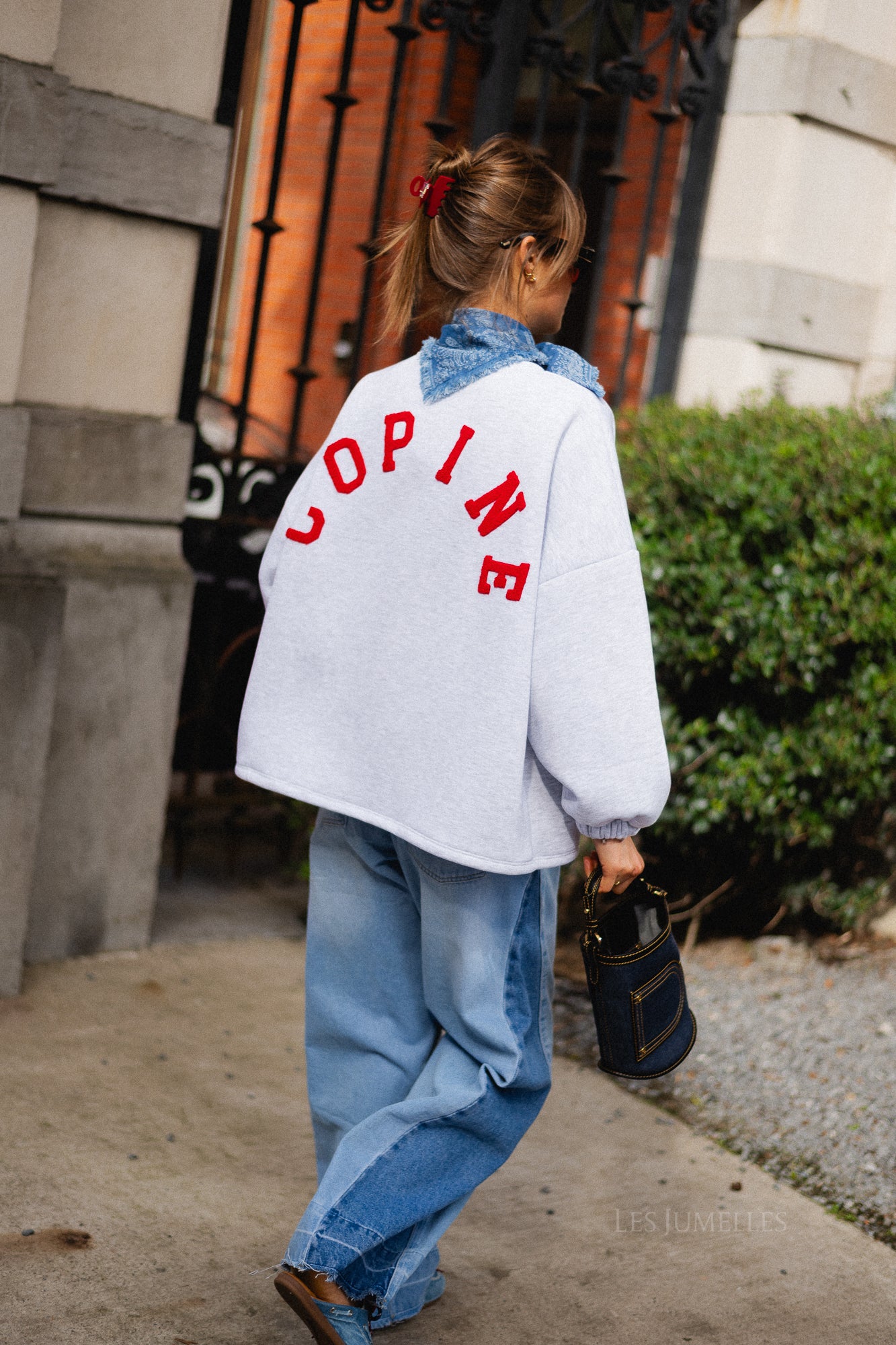 ORIGINAL 'Copine' sweater light grey - Image 2