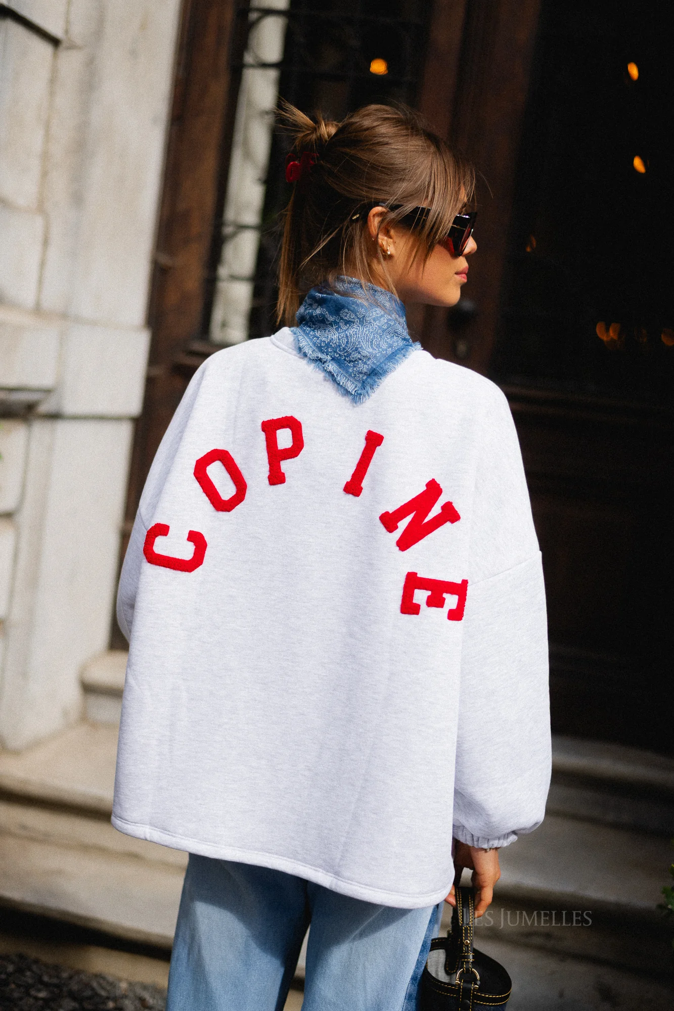 ORIGINAL 'Copine' sweater light grey - Image 4