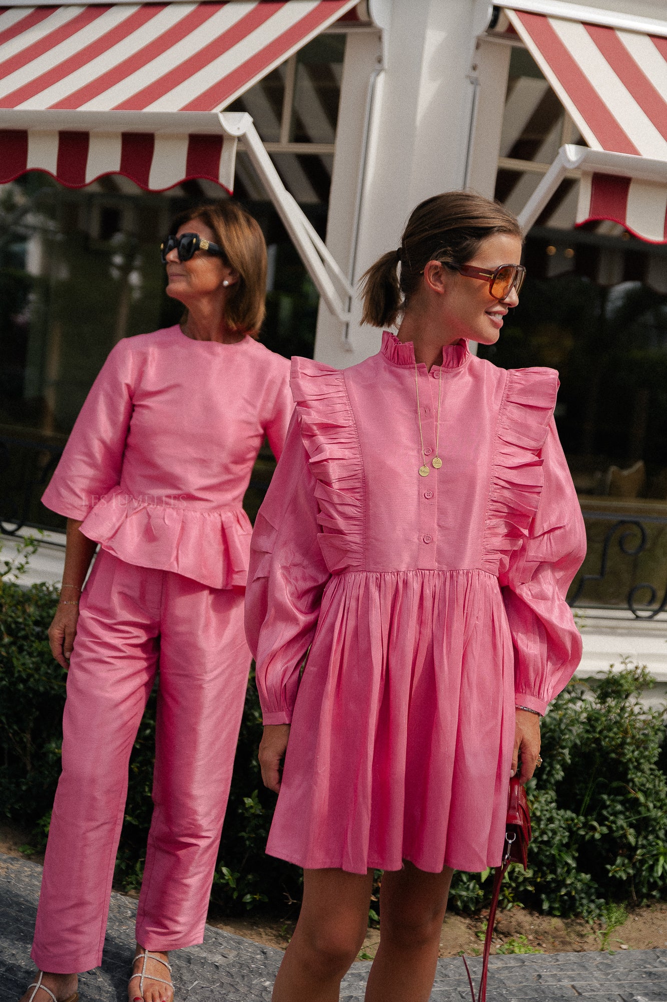 Crispy pleated pant pink - Image 5