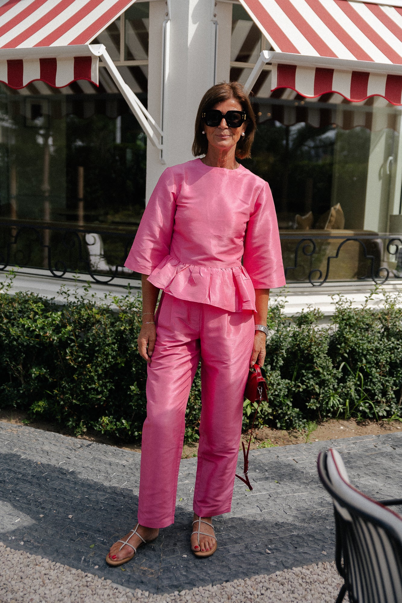 Crispy pleated pant pink - Image 7