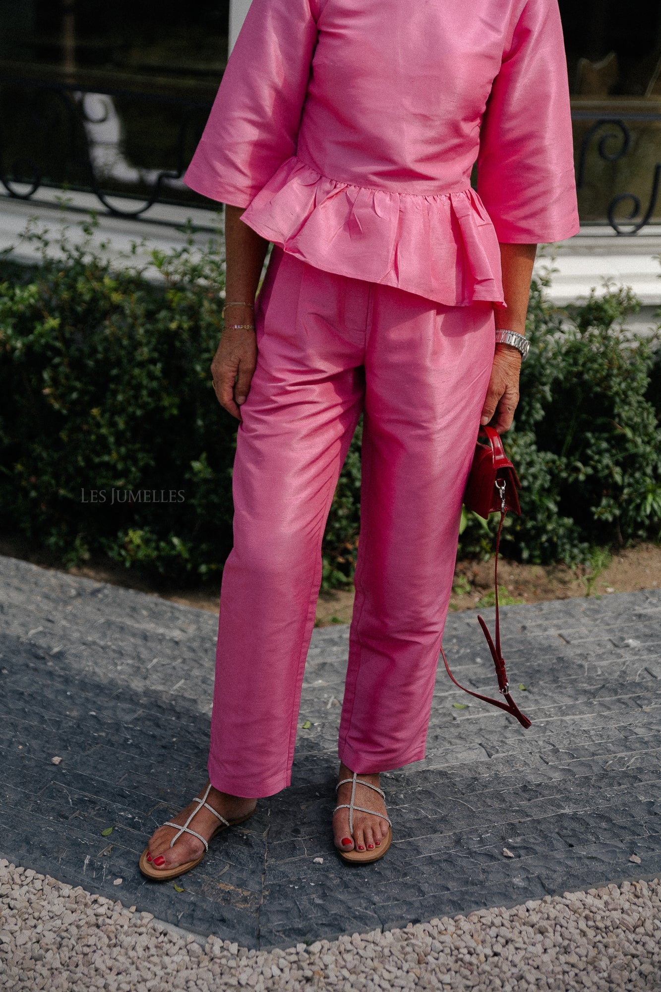 Crispy pleated pant pink - Image 8