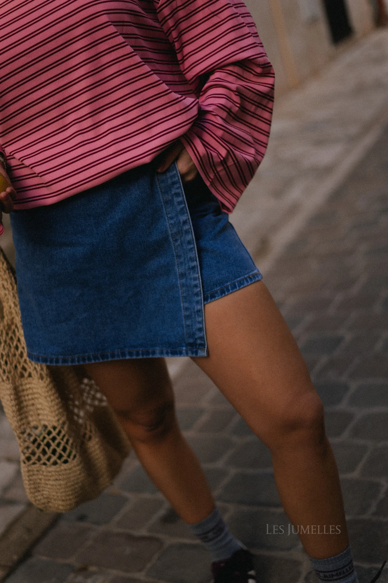 Daphne skort medium blue - Image 3