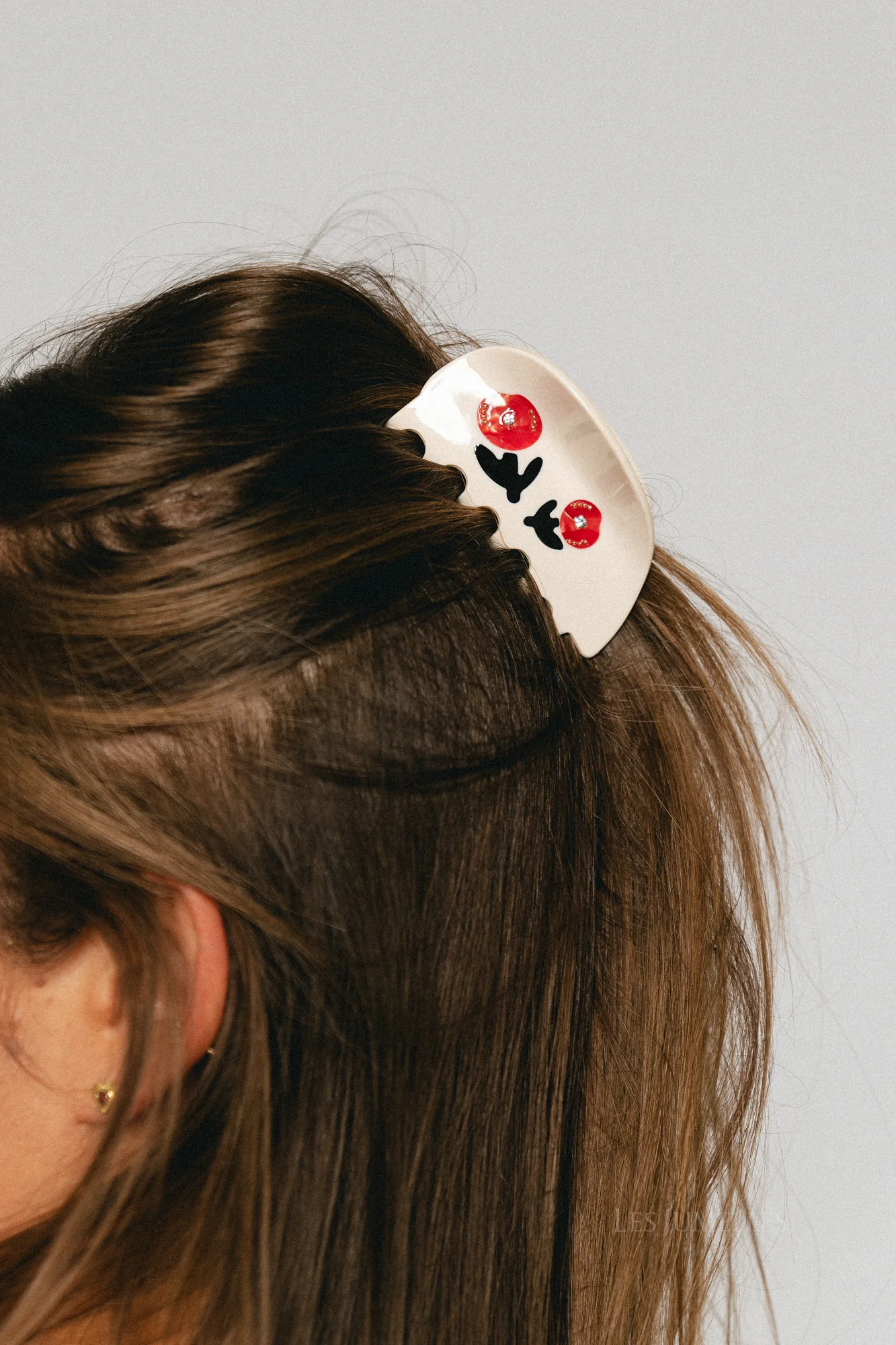 Double flower hair claw cream - Image 3