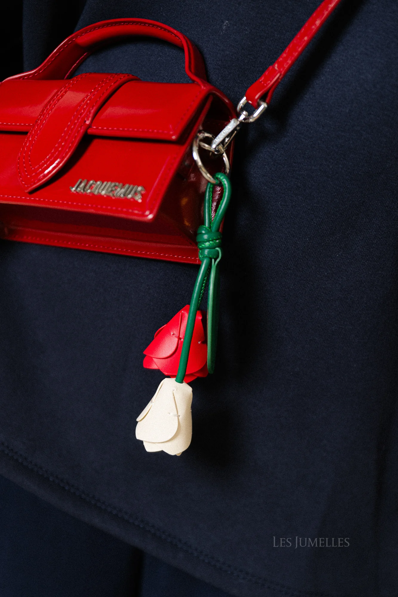 Double tulip keychain green - Image 2