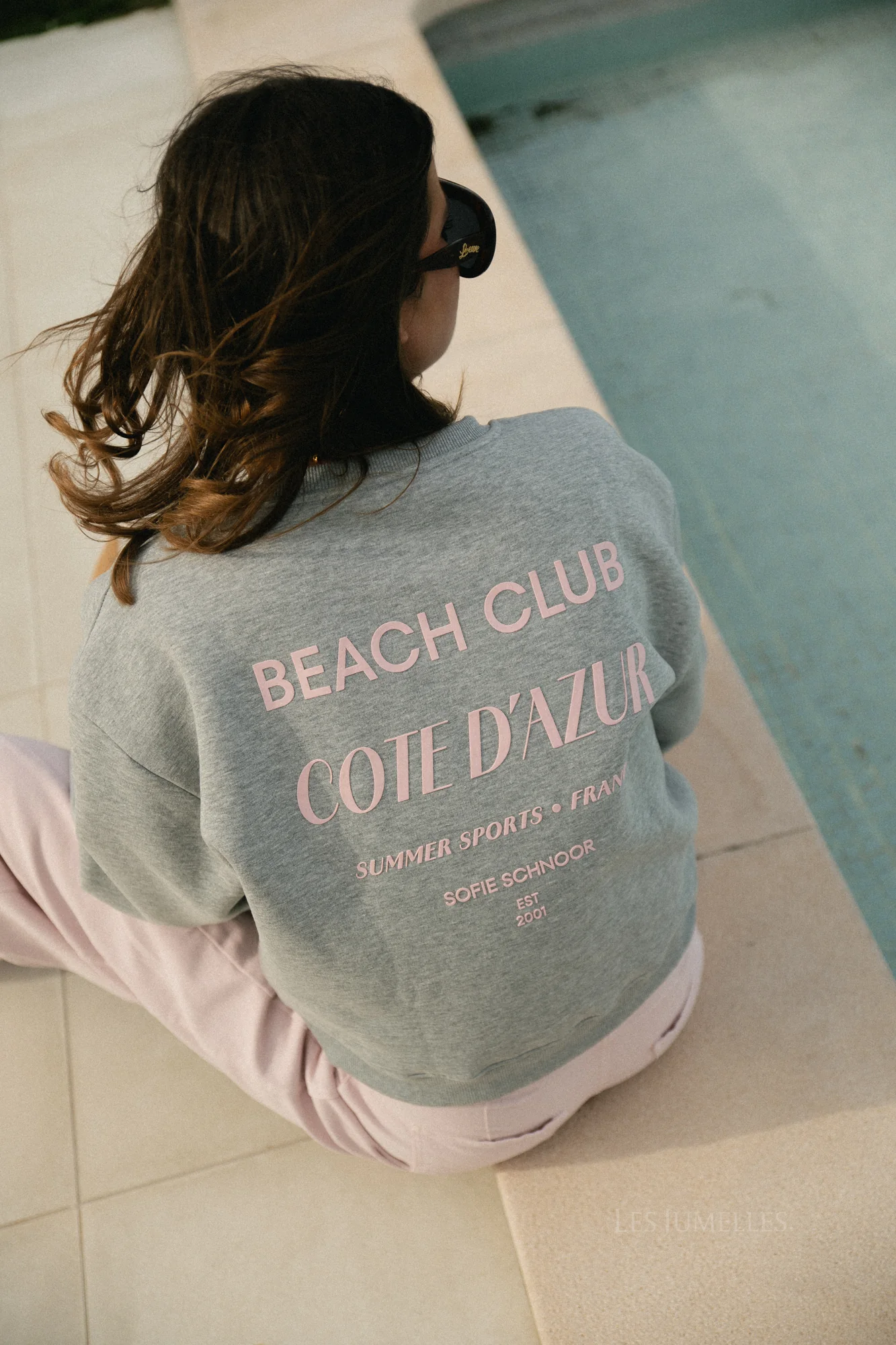 ElinSW sweatshirt grey melange - beach club - Image 8