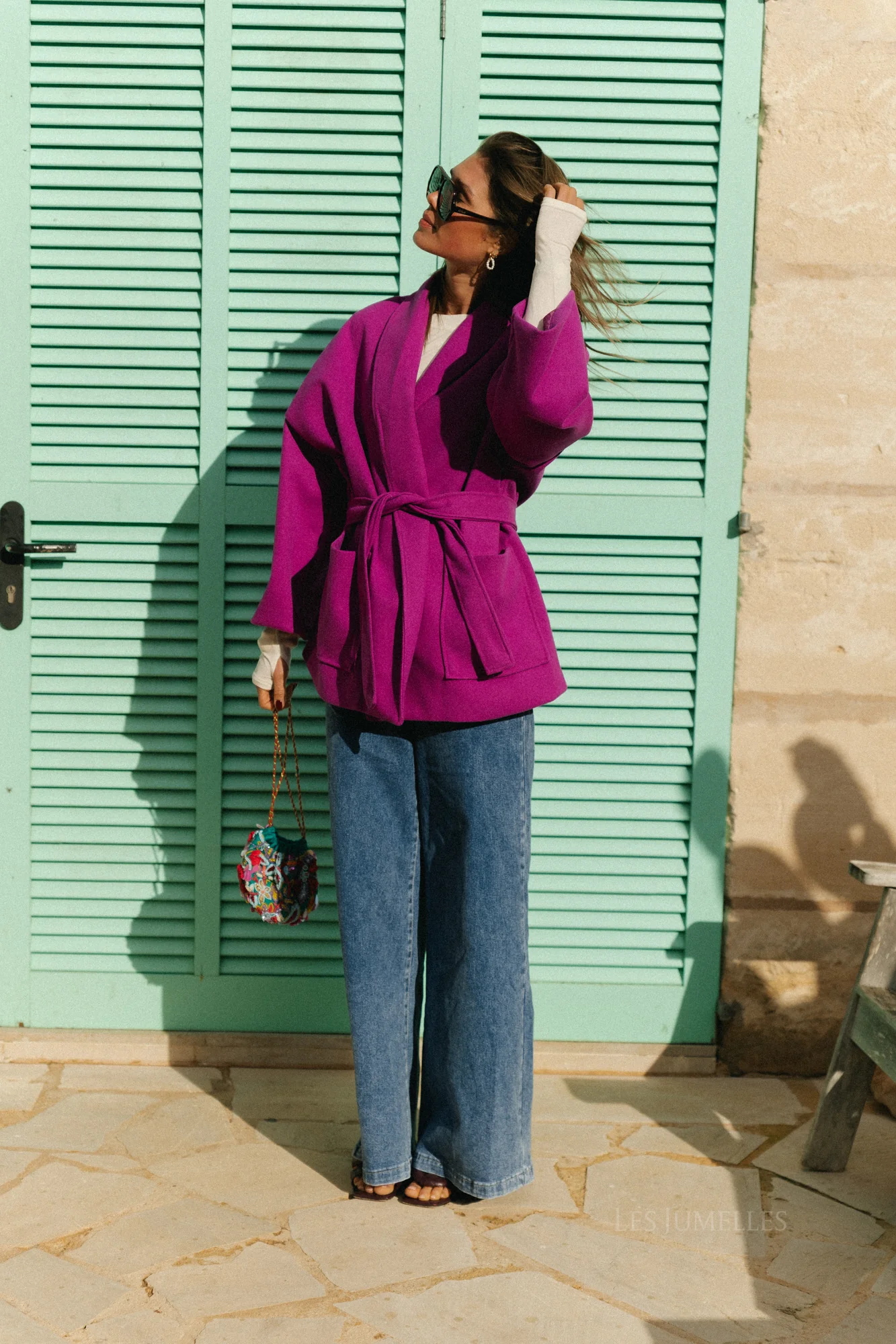 Eloise coat magenta - Image 5