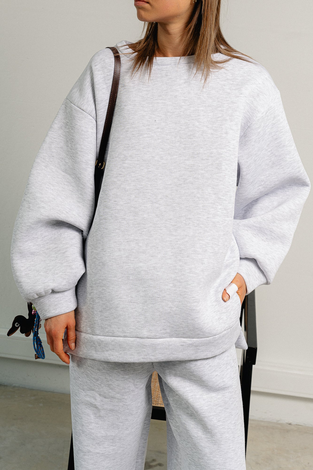 Emelyne sweater light grey - Image 2