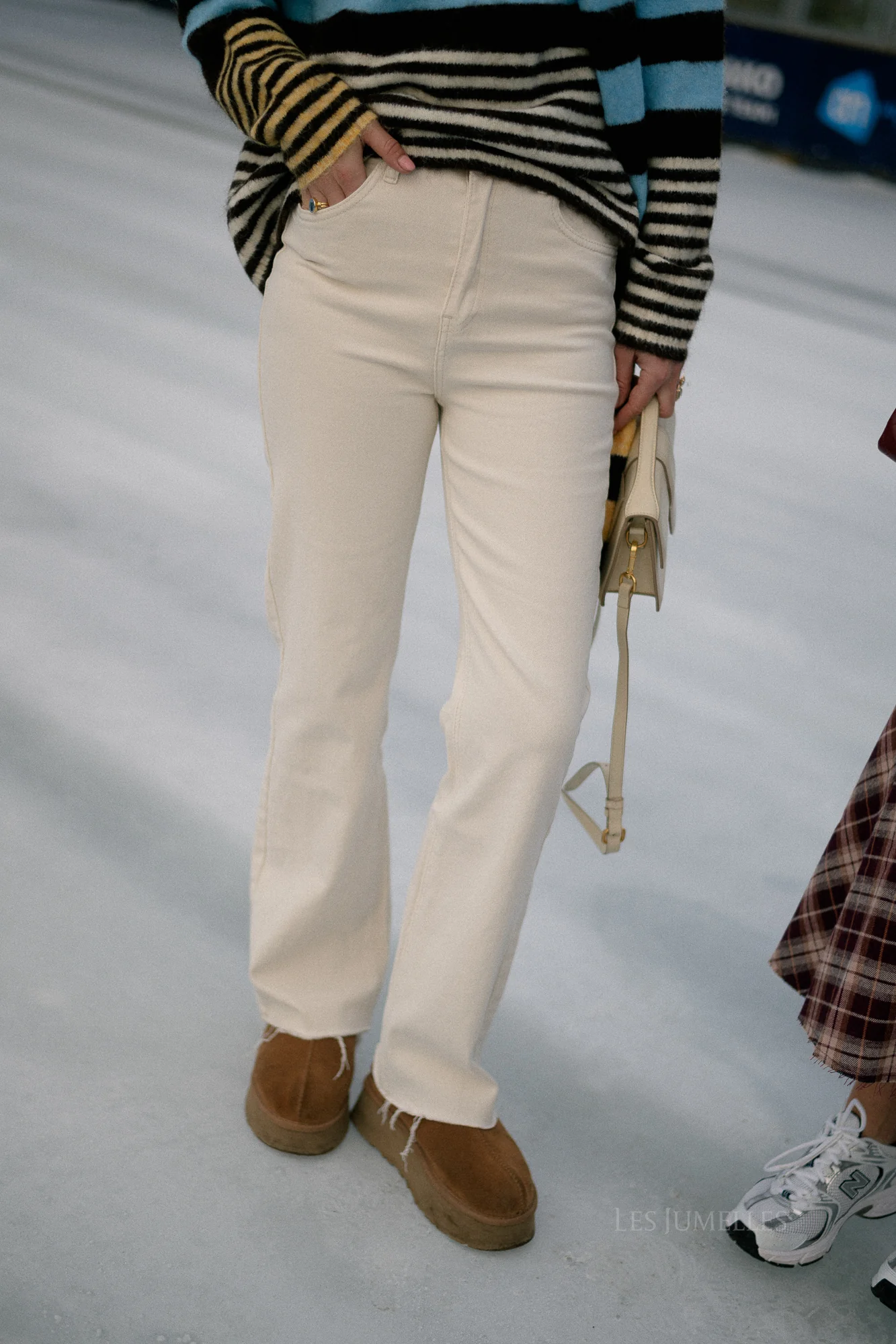 Felicity denim pants ecru