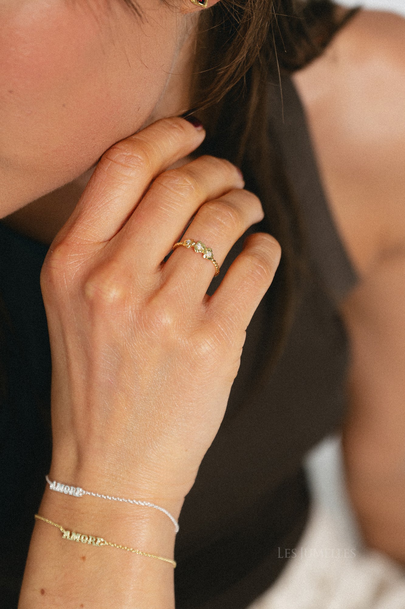 Fiorita ring gold plated - Image 2