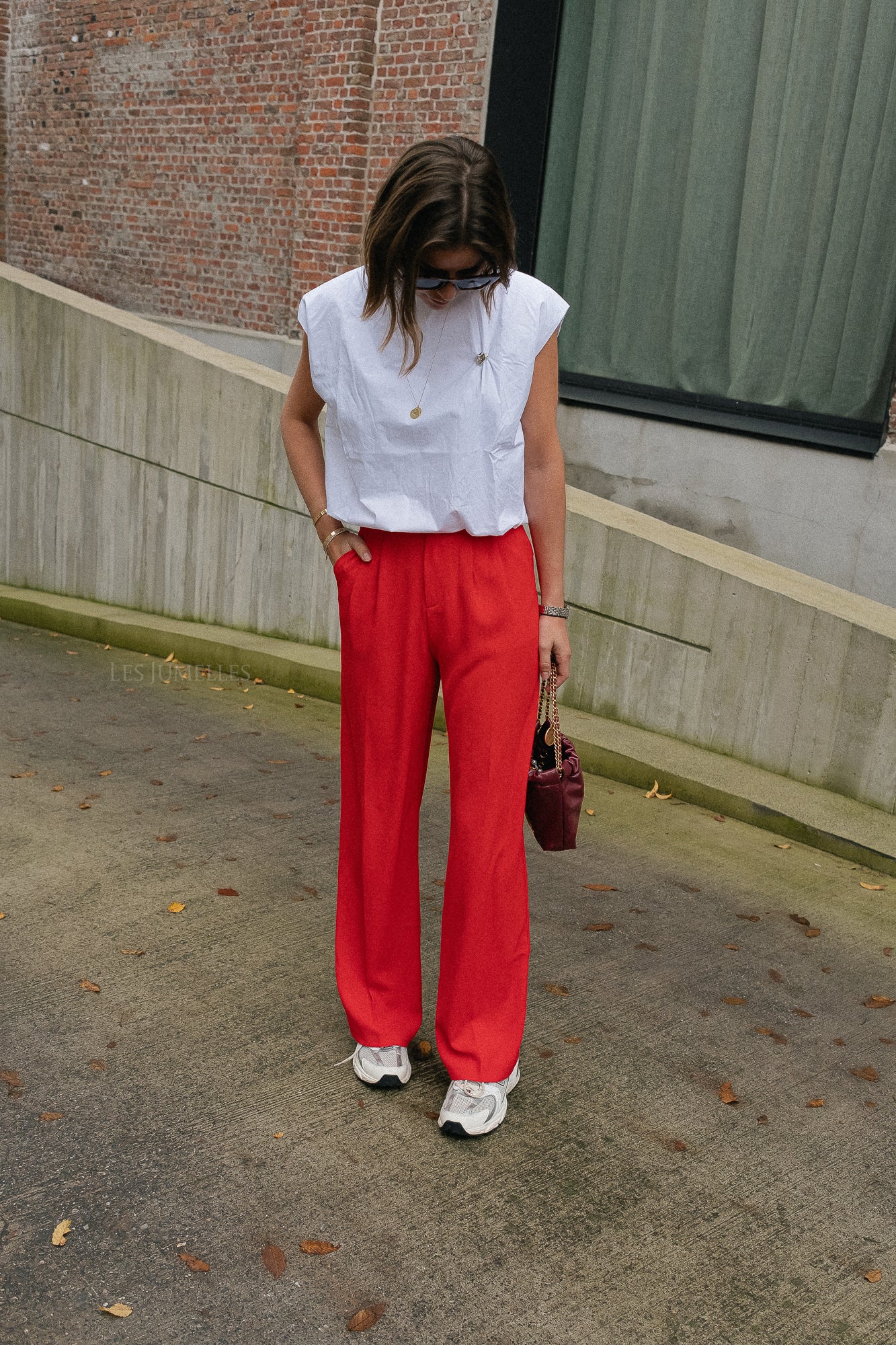 Florine trousers red - Image 8