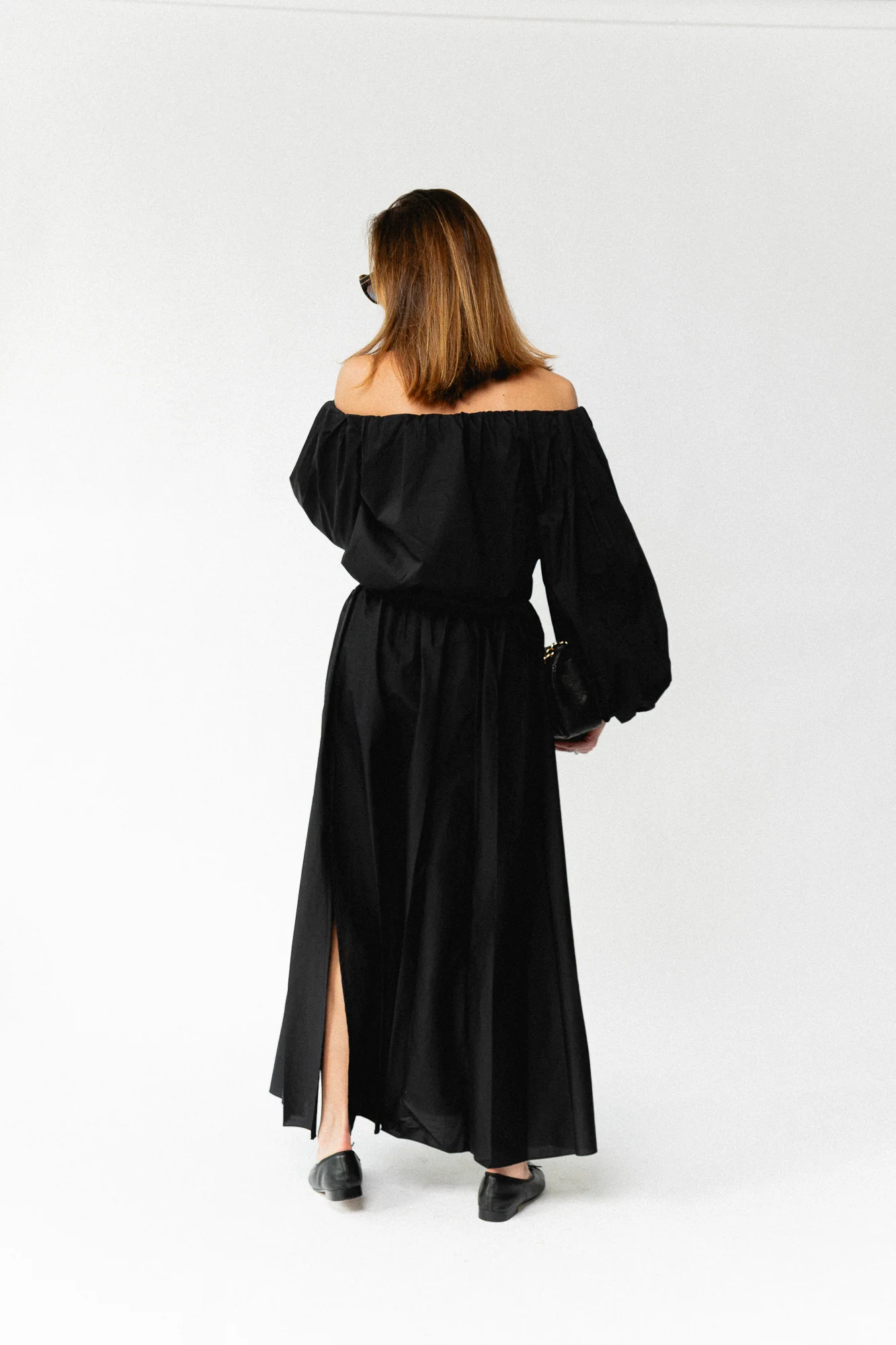 Fran off shoulder blouse black - Image 7