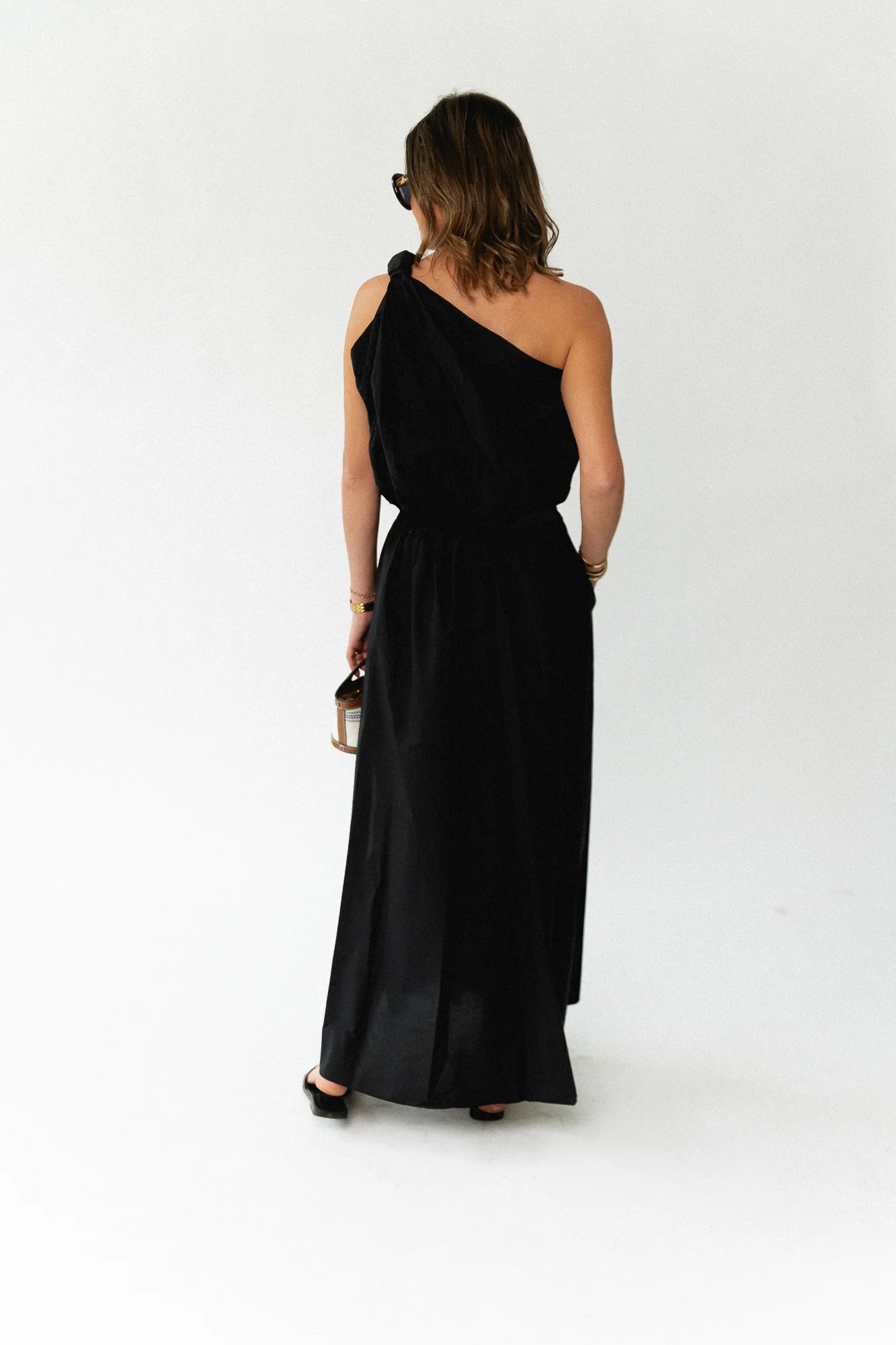 Fran one shoulder top black - Image 5