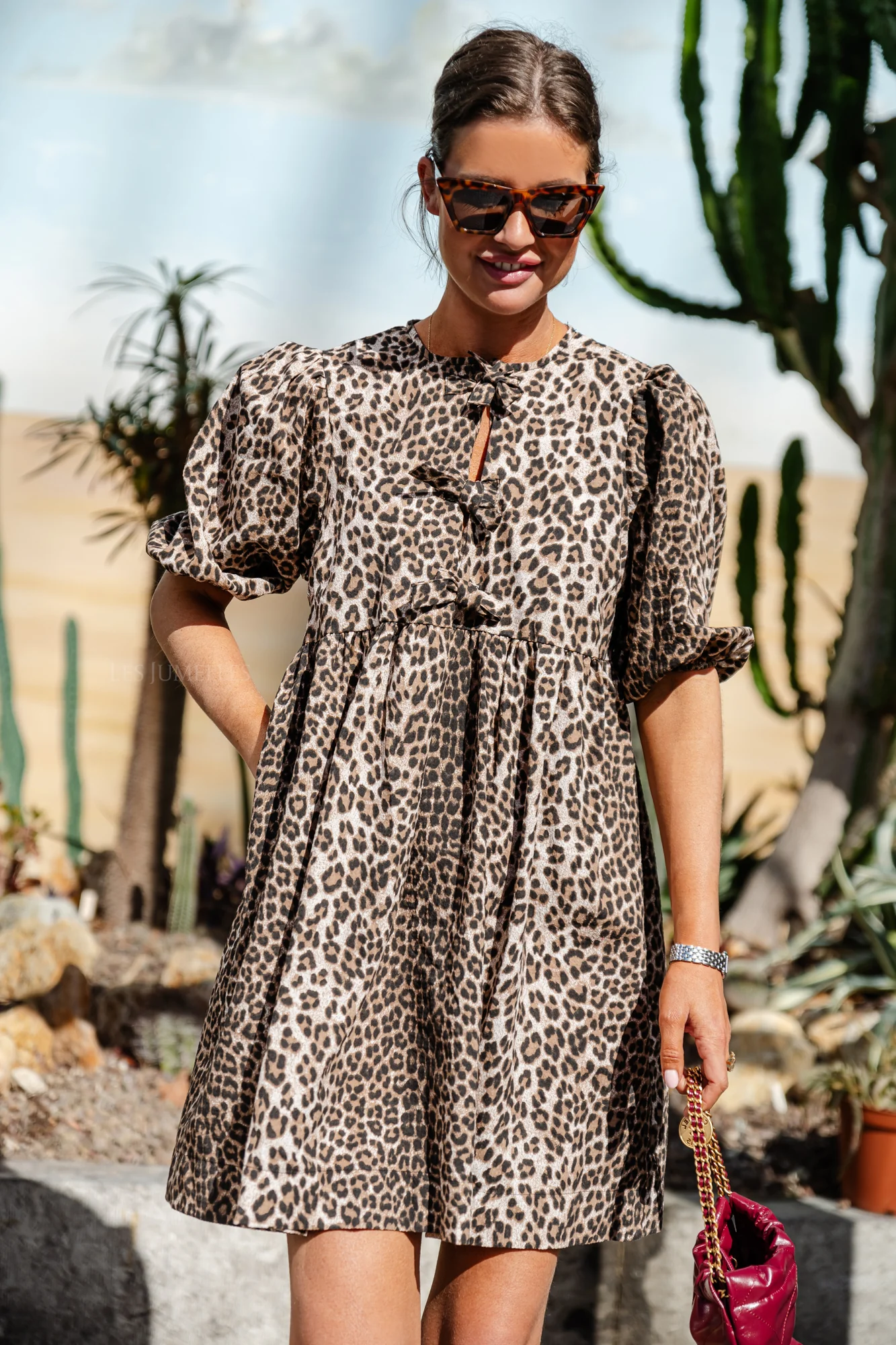 Freya dress leopard - Image 4