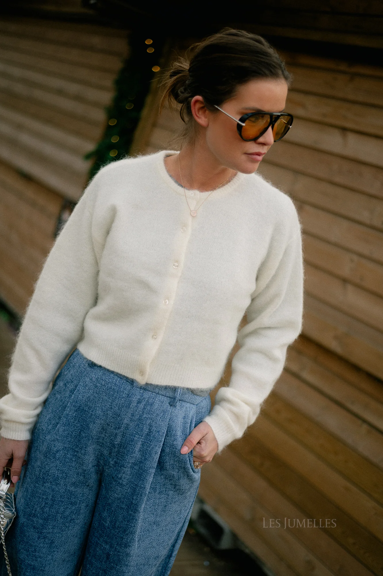 GZDebbie cardigan ivory - Image 2