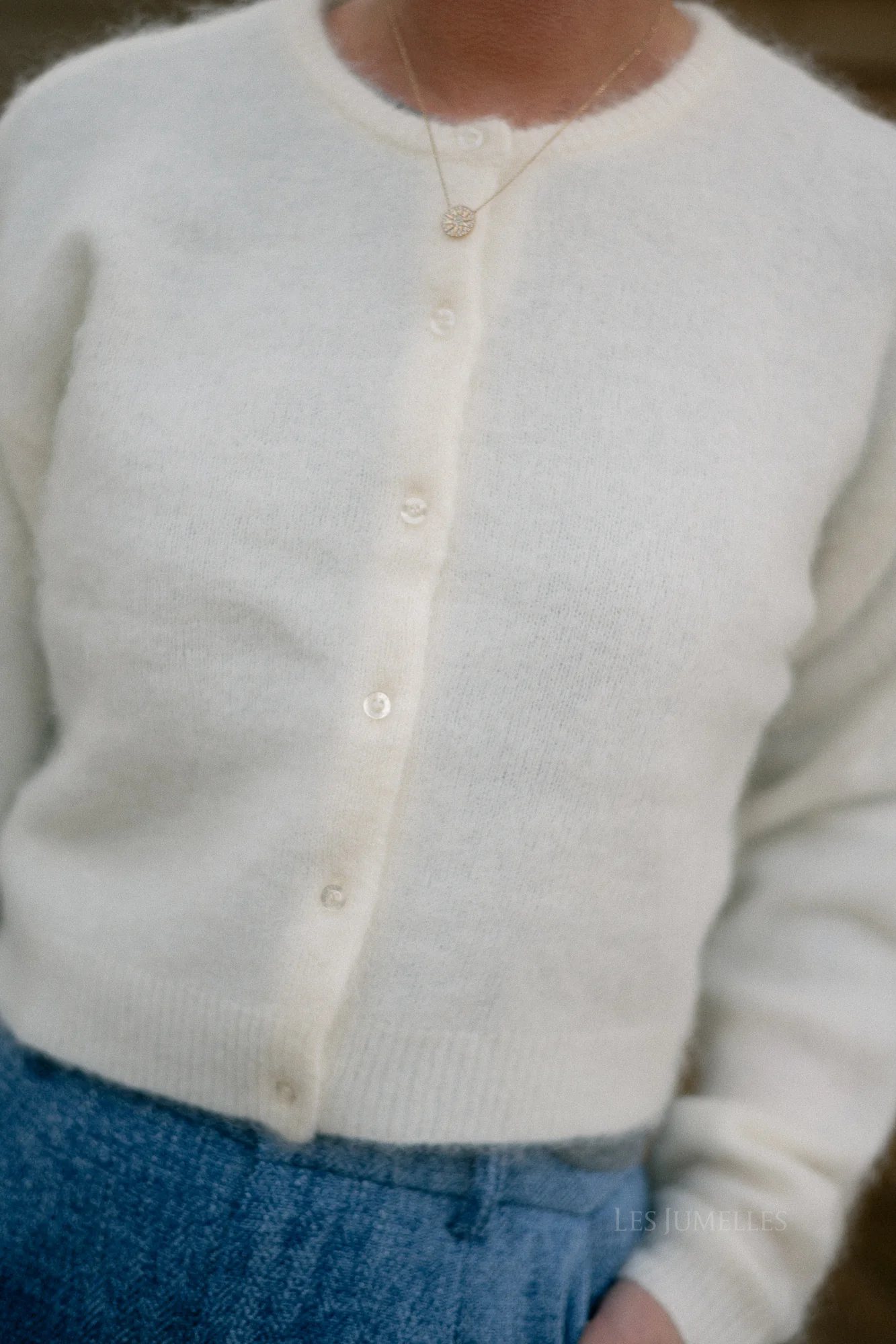 GZDebbie cardigan ivory - Image 3