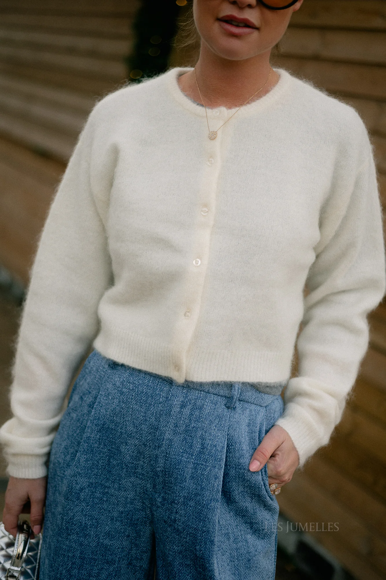 GZDebbie cardigan ivory - Image 4
