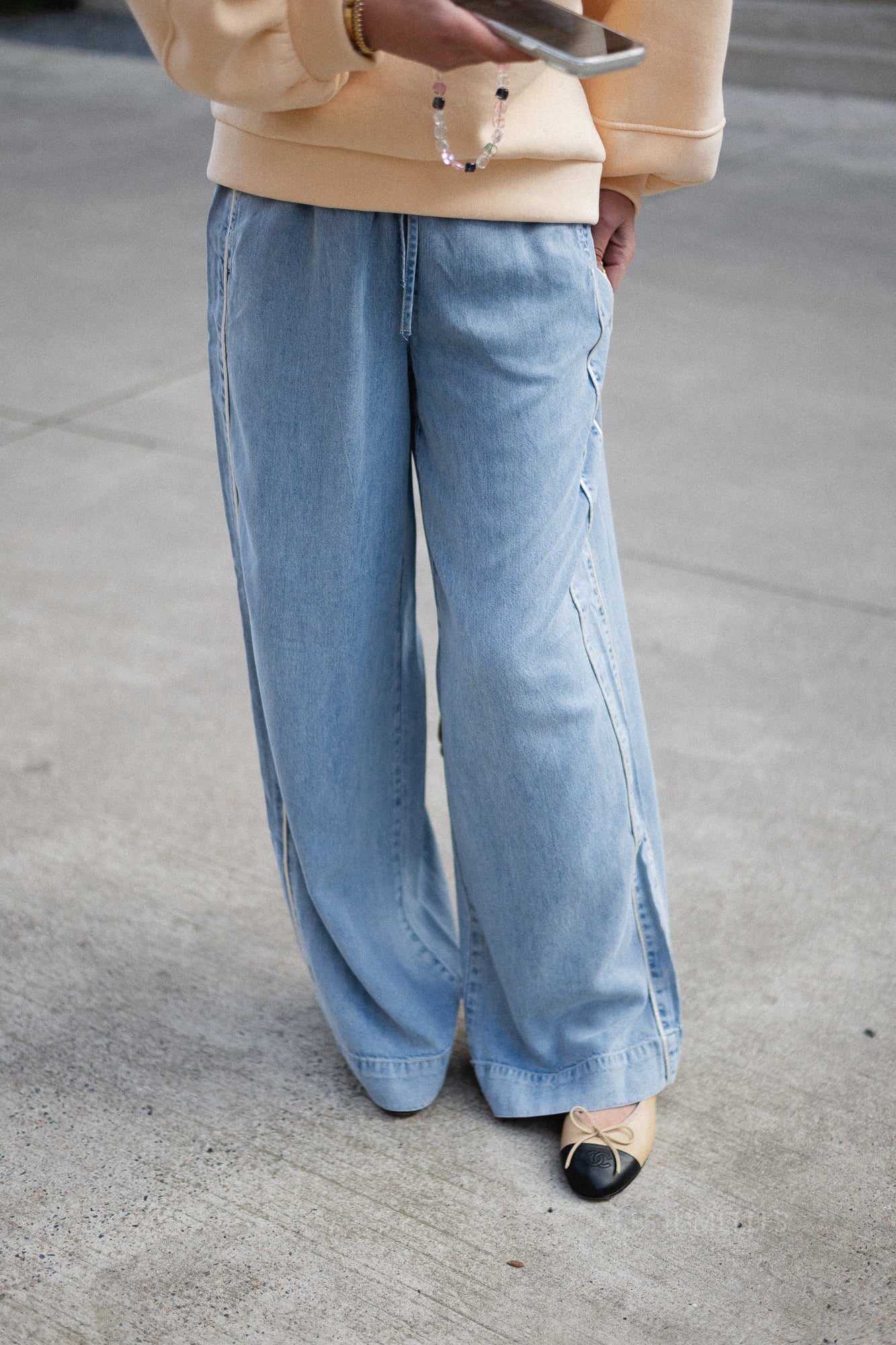 GZSea HW pants mid denim blue - Image 6