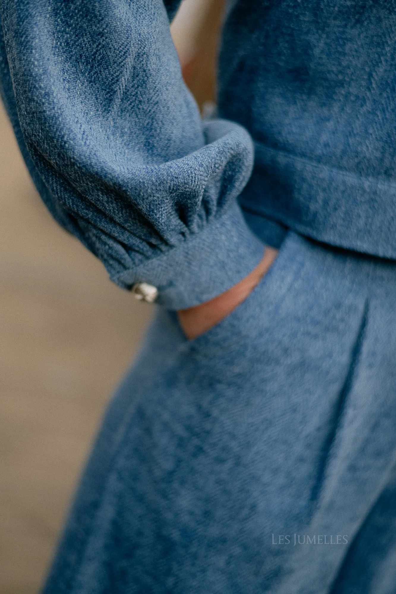 GZVally HW wide pants denim blue - Image 10