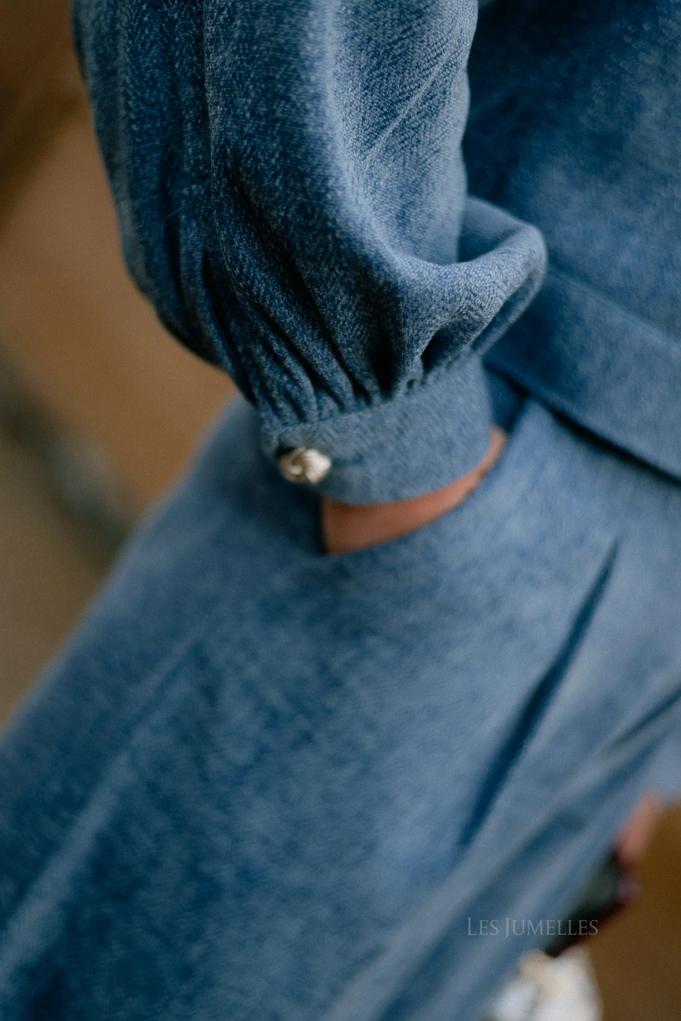 GZVally HW wide pants denim blue - Image 3