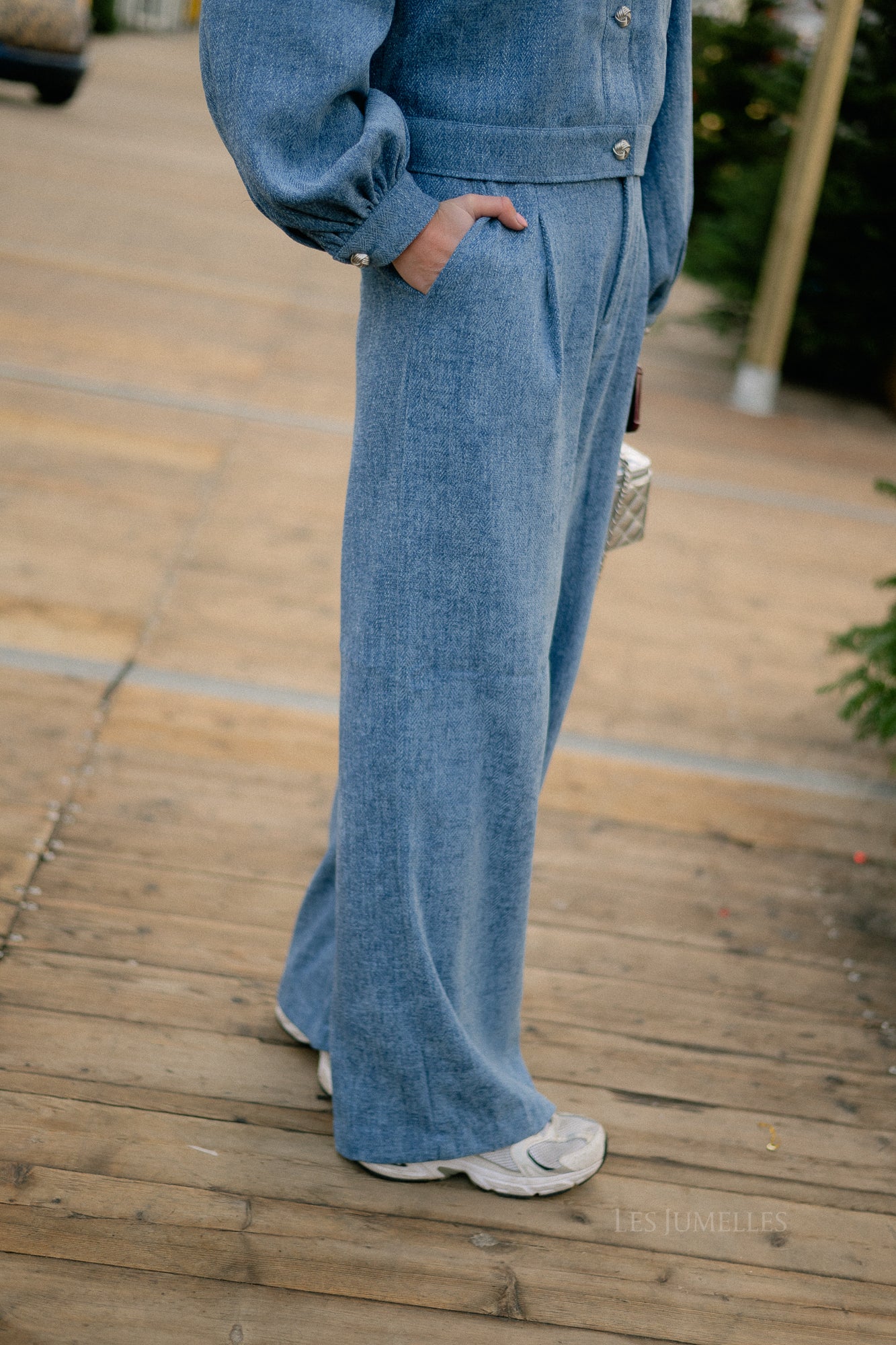 GZVally HW wide pants denim blue - Image 4