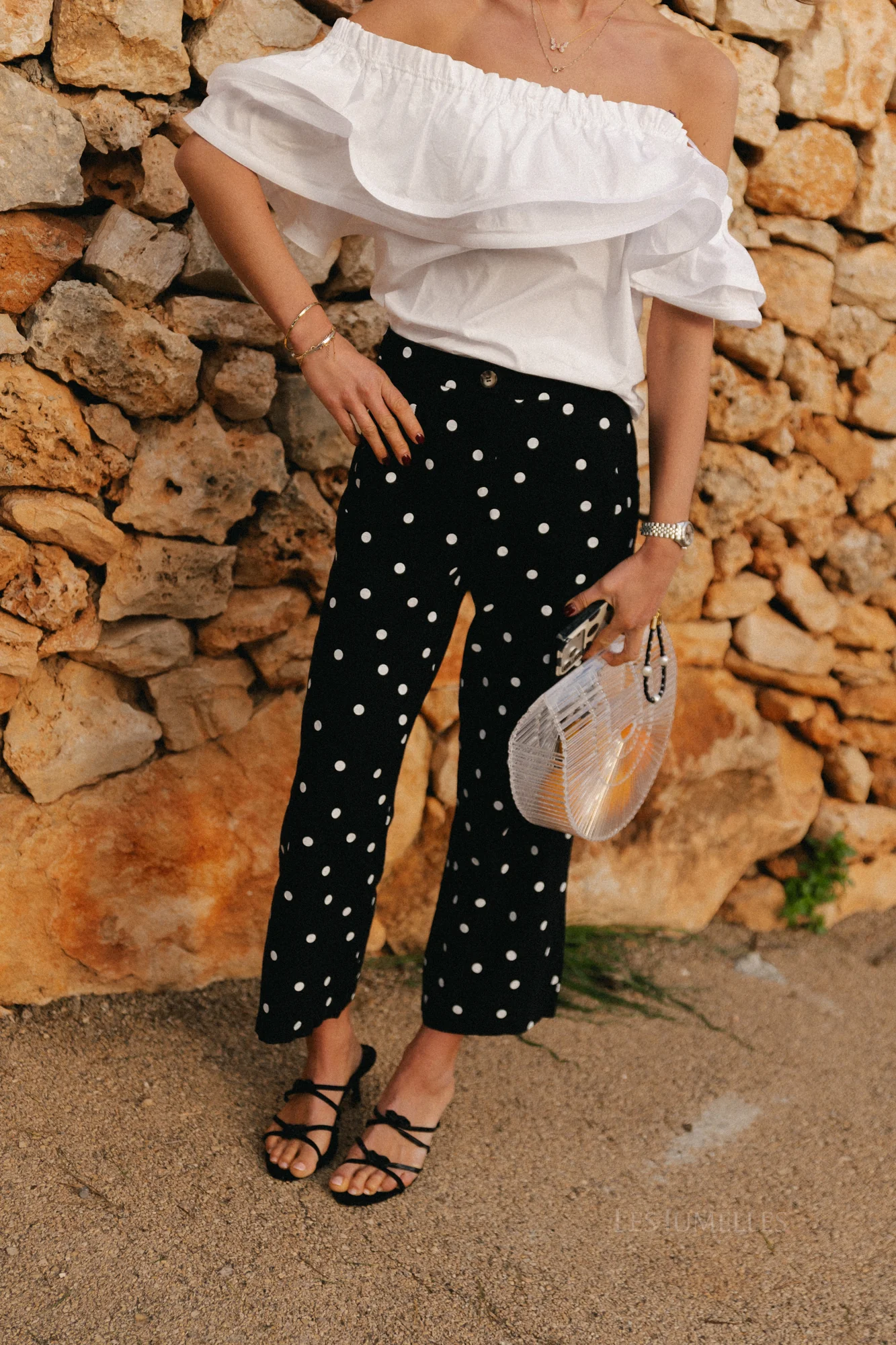 Hélène polka dot pants black - Image 2