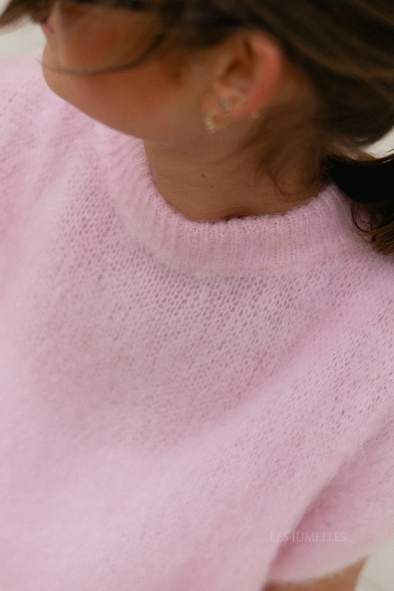 Indy SL mohair jumper baby pink - Image 5