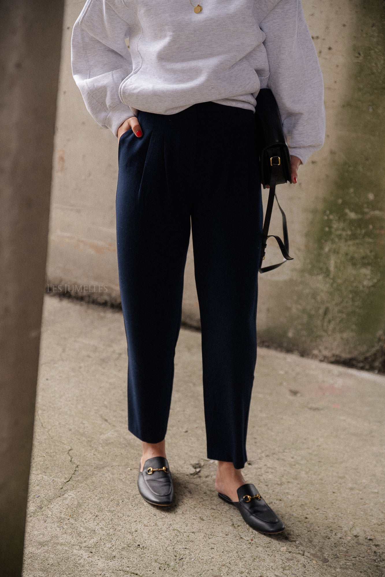 Jalil pants navy blue - Image 2