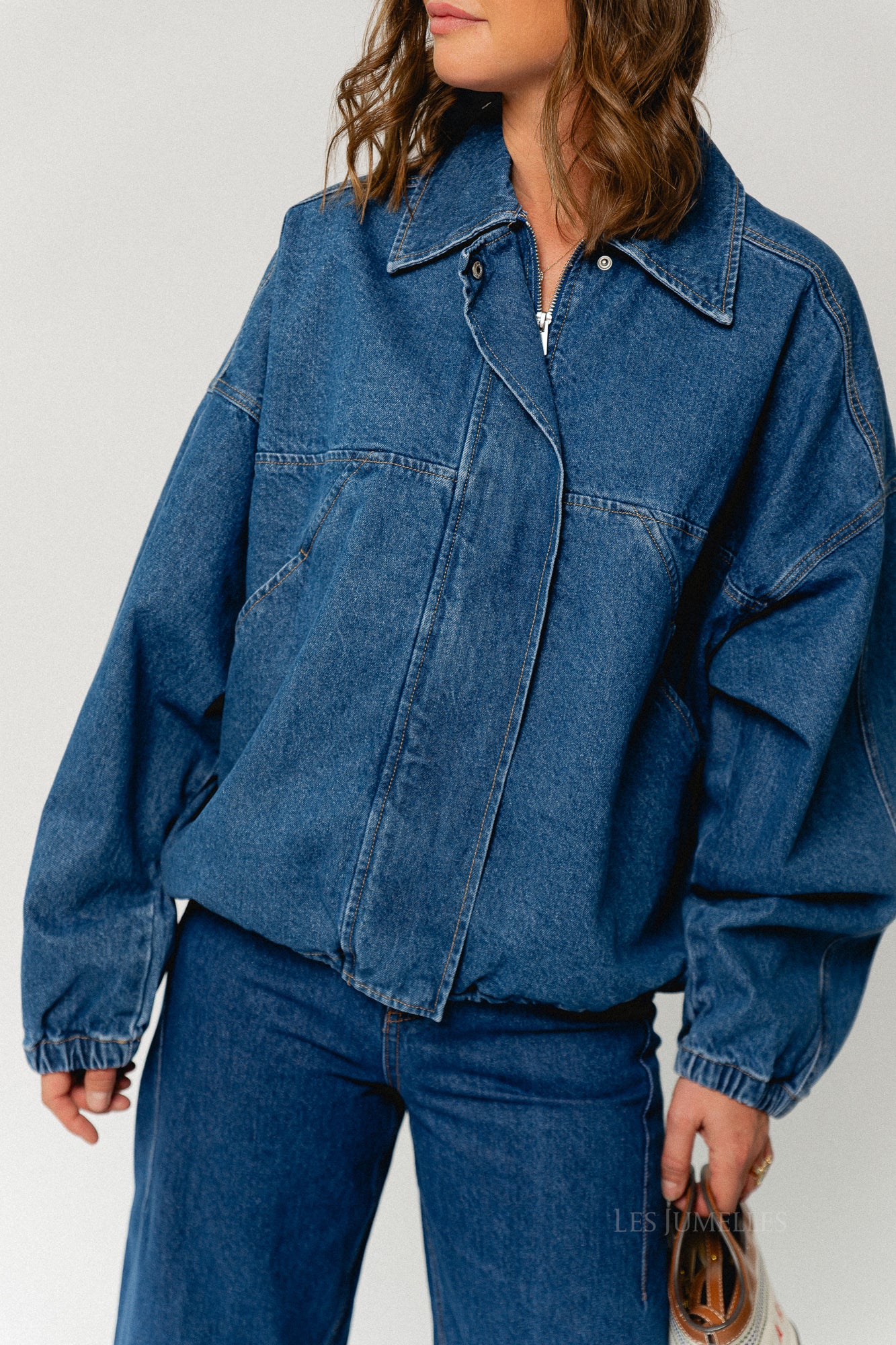 Jilian jacket mid blue denim - Image 2