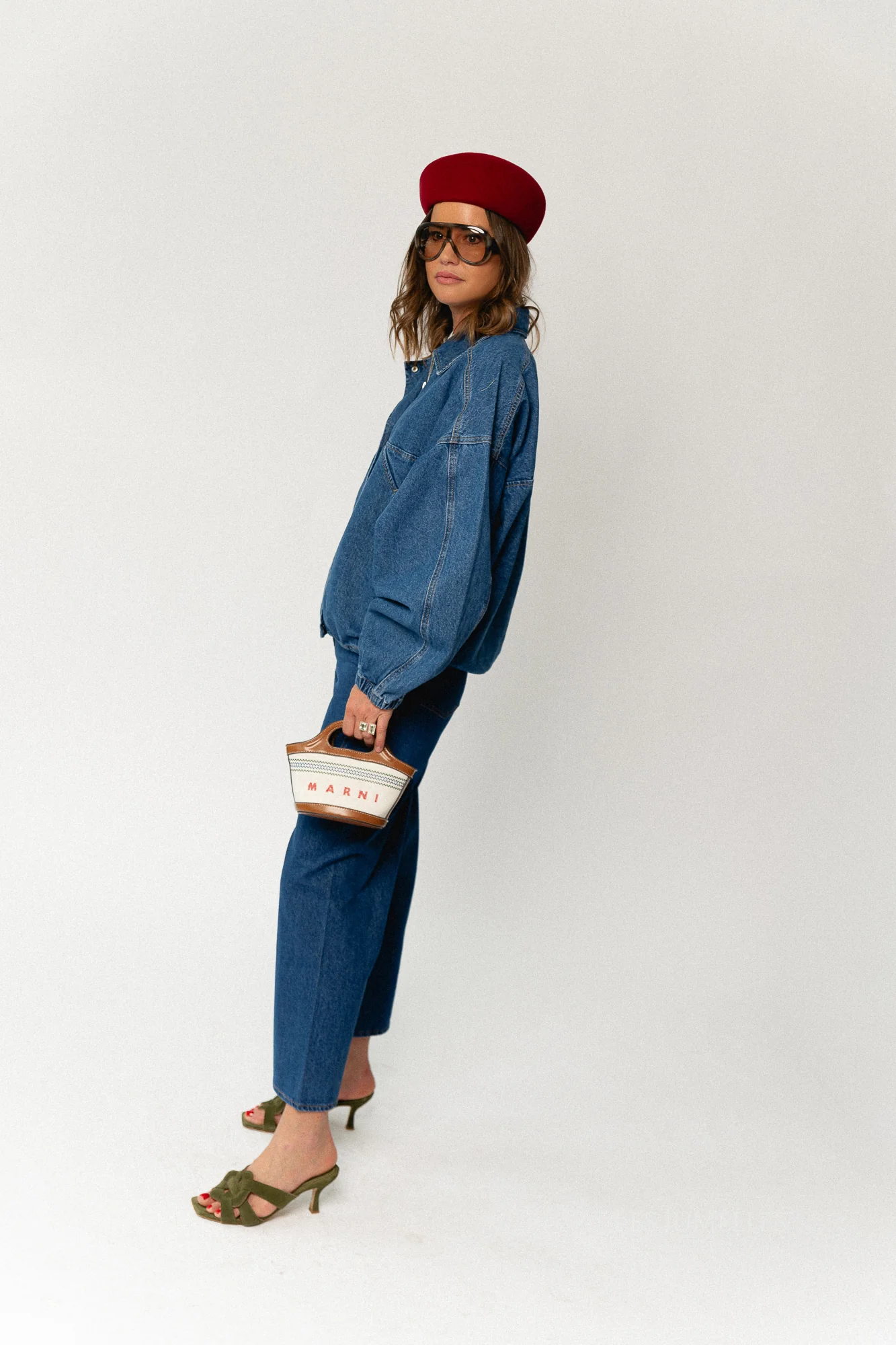 Jilian jacket mid blue denim - Image 7