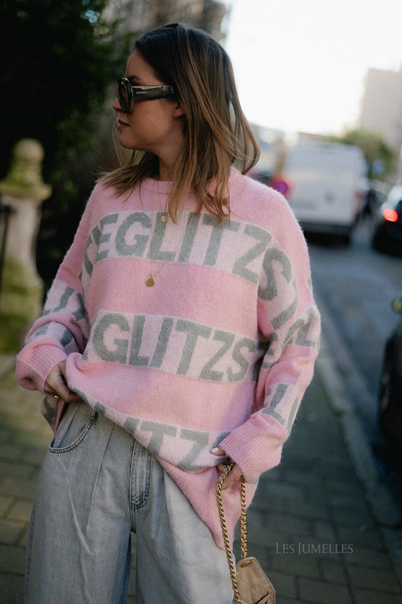 Keisa knitted sweater pink - Image 8