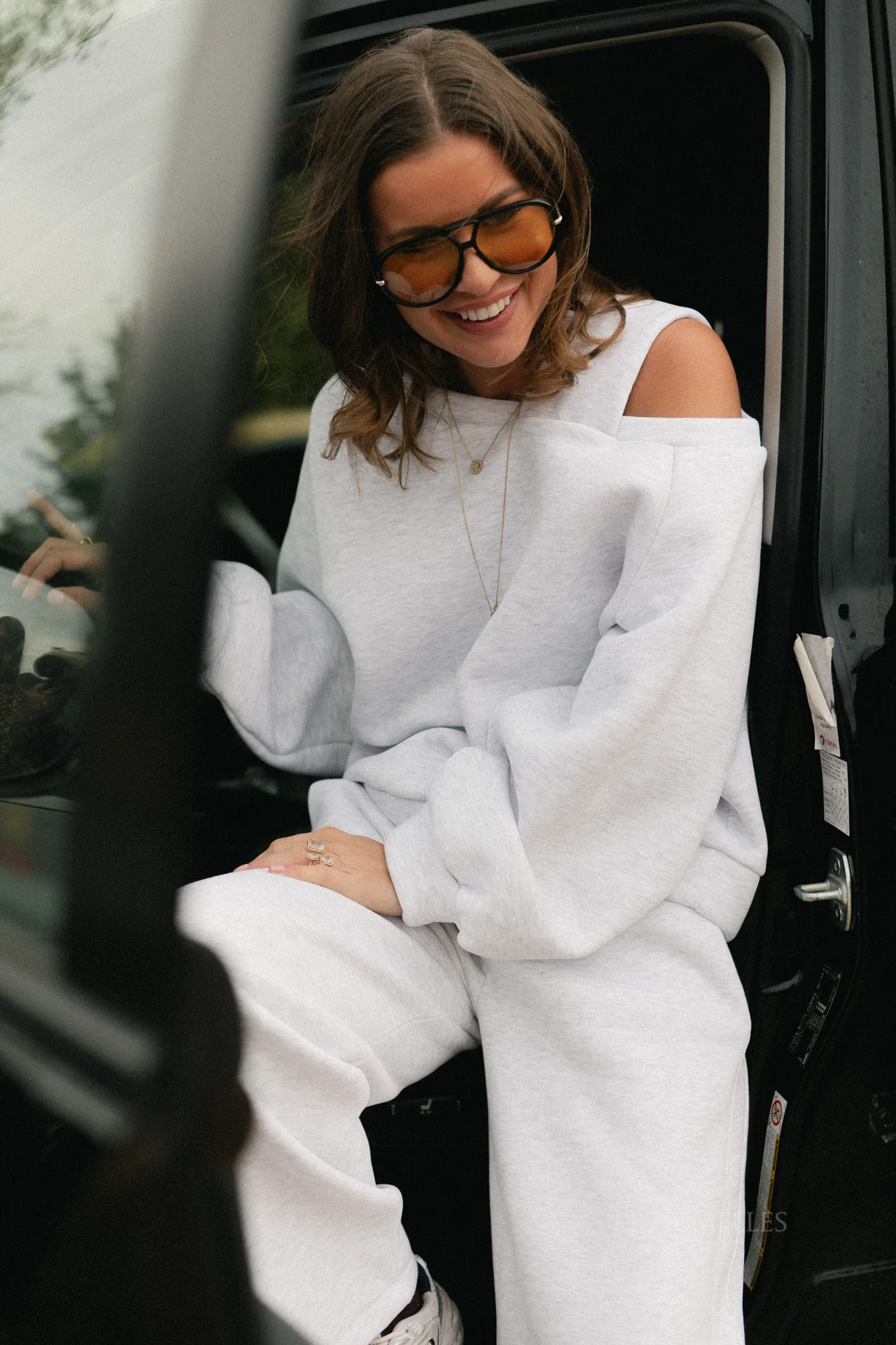 Kyoto sweater light grey melange