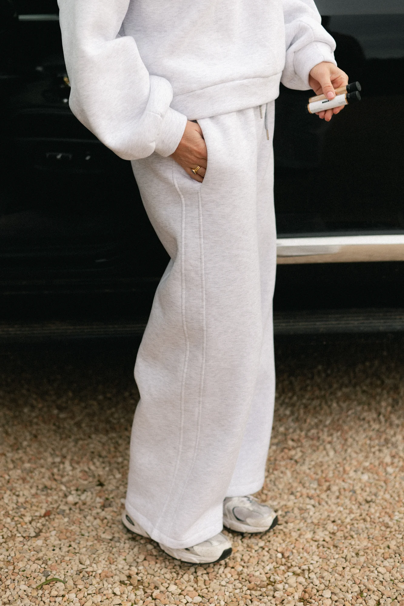 Kyoto trousers light grey melange - Image 3