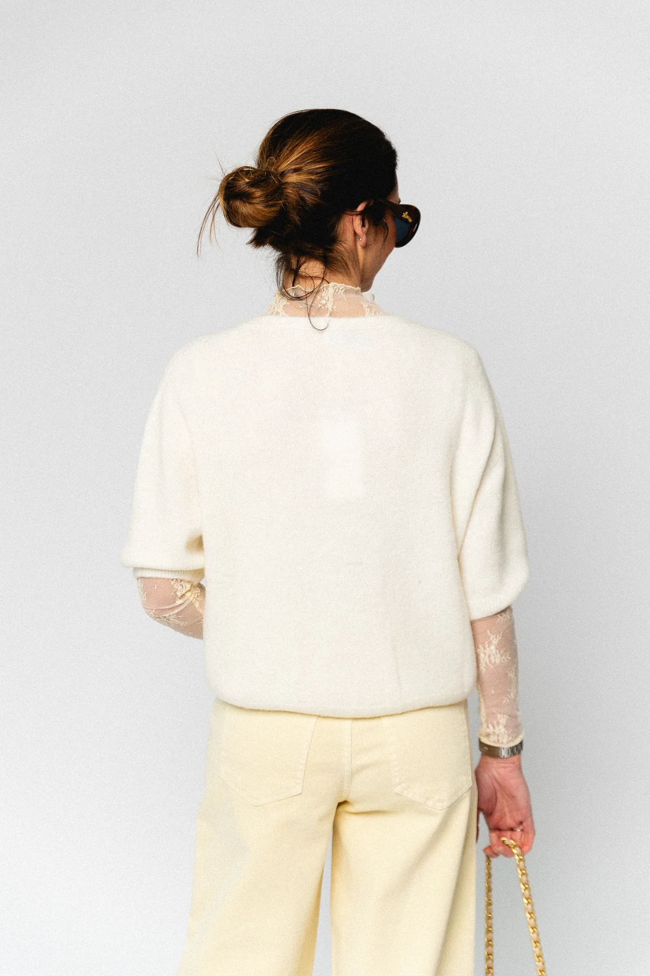 Lauranne SS cardigan ecru - Image 5